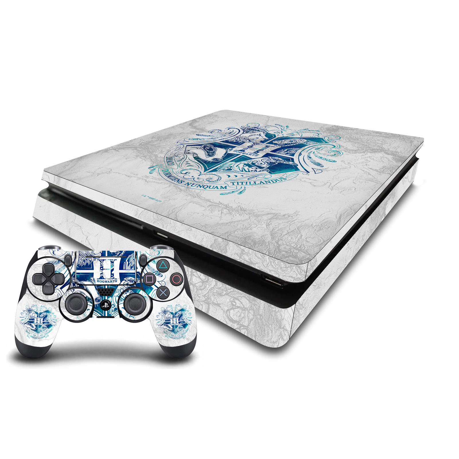 OFFIZIELLE HARRY POTTER GRAFIKEN VINYL SKIN FOR PS4 SLIM CONSOLE & DUALSHOCK 4 - Picture 16 of 19