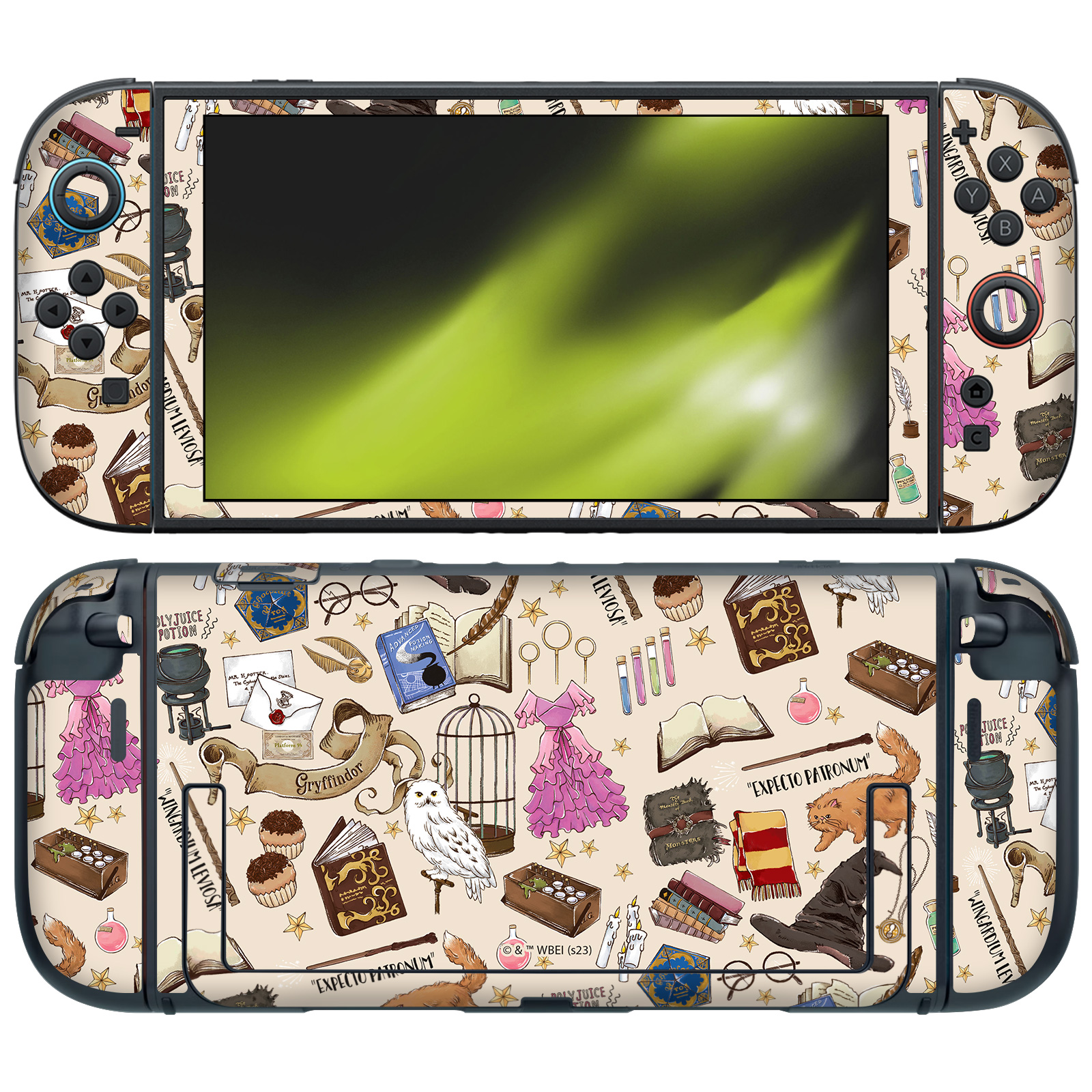 Hogwarts Pattern Gaming Skin for Nintendo Switch 2