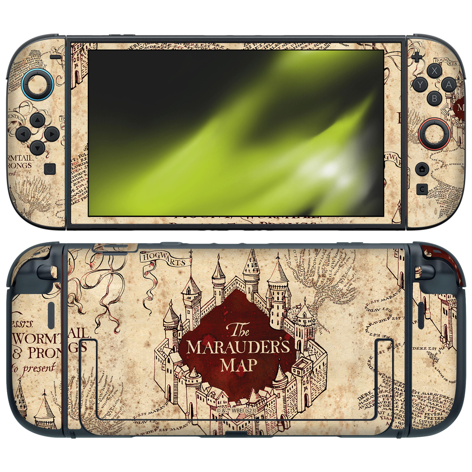 The Marauder's Map Gaming Skin for Nintendo Switch 2