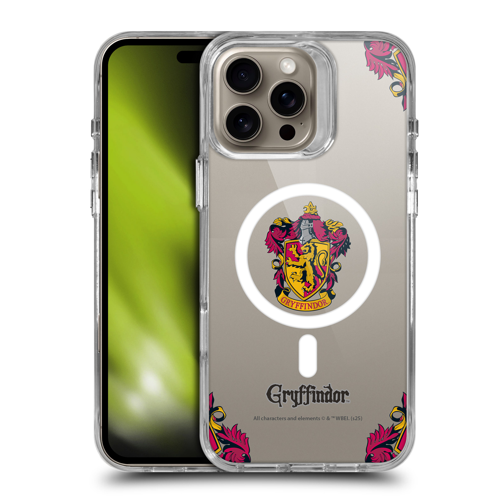 Gryffindor Clear MagSafe Case for iPhone 16 Pro Max