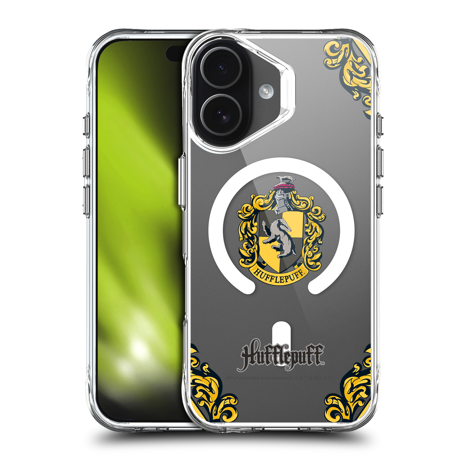 Hufflepuff Clear MagSafe Case for iPhone 17