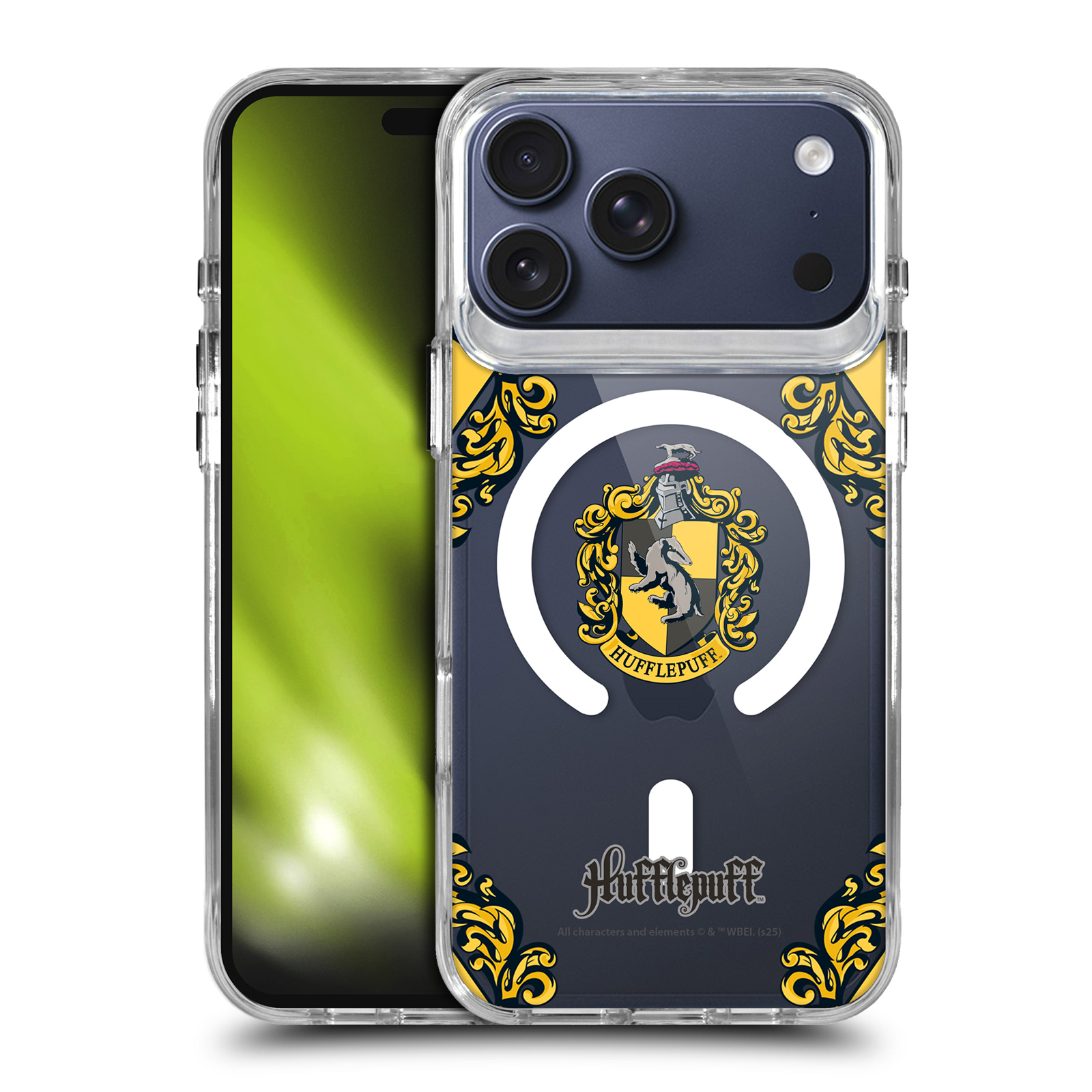 Hufflepuff Clear MagSafe Case for iPhone 17 Pro Max