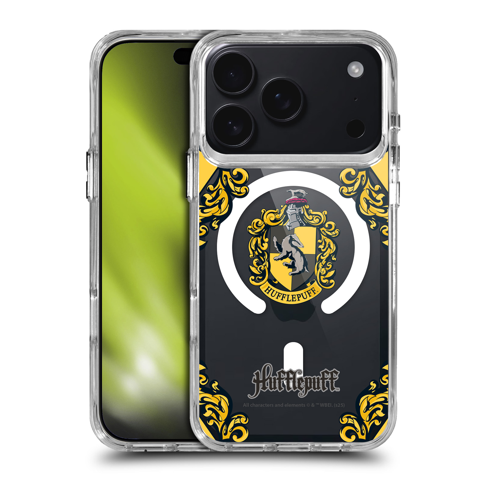 Hufflepuff Clear MagSafe Case for iPhone 17 Pro