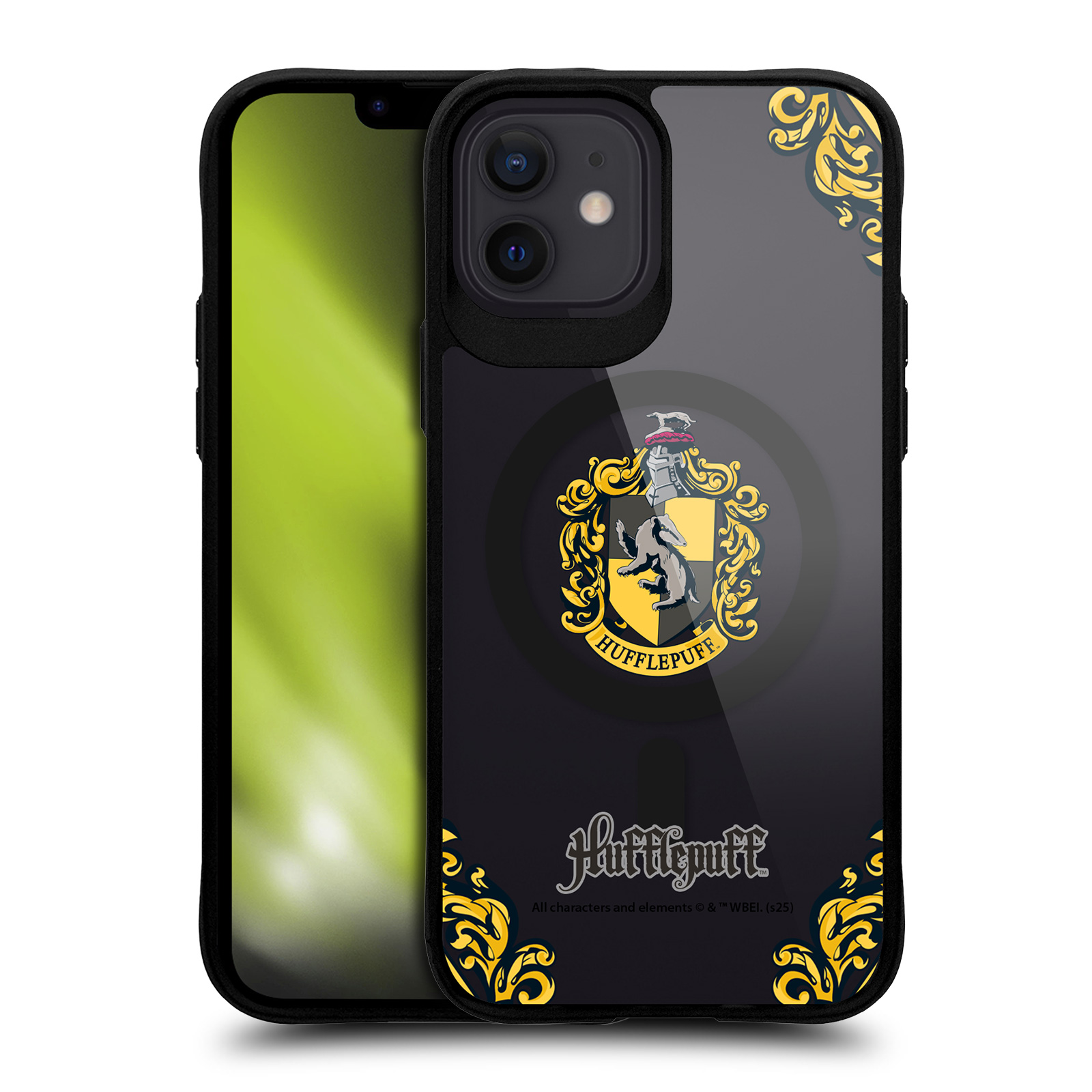 Hufflepuff Black MagSafe Case for iPhone 12 / 12 Pro