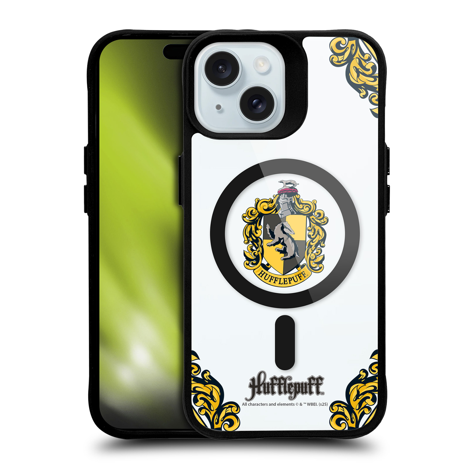 Hufflepuff Black MagSafe Case for iPhone 15