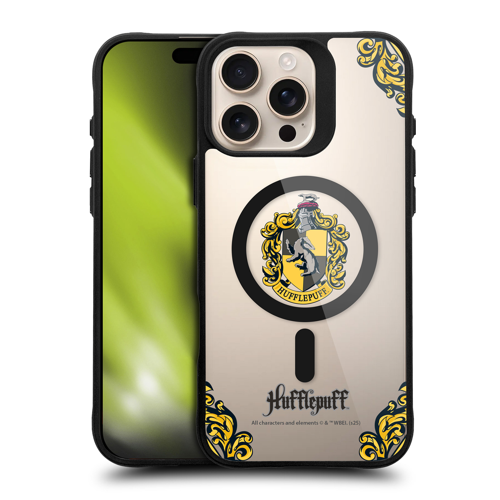 Hufflepuff Black MagSafe Case for iPhone 16 Pro Max