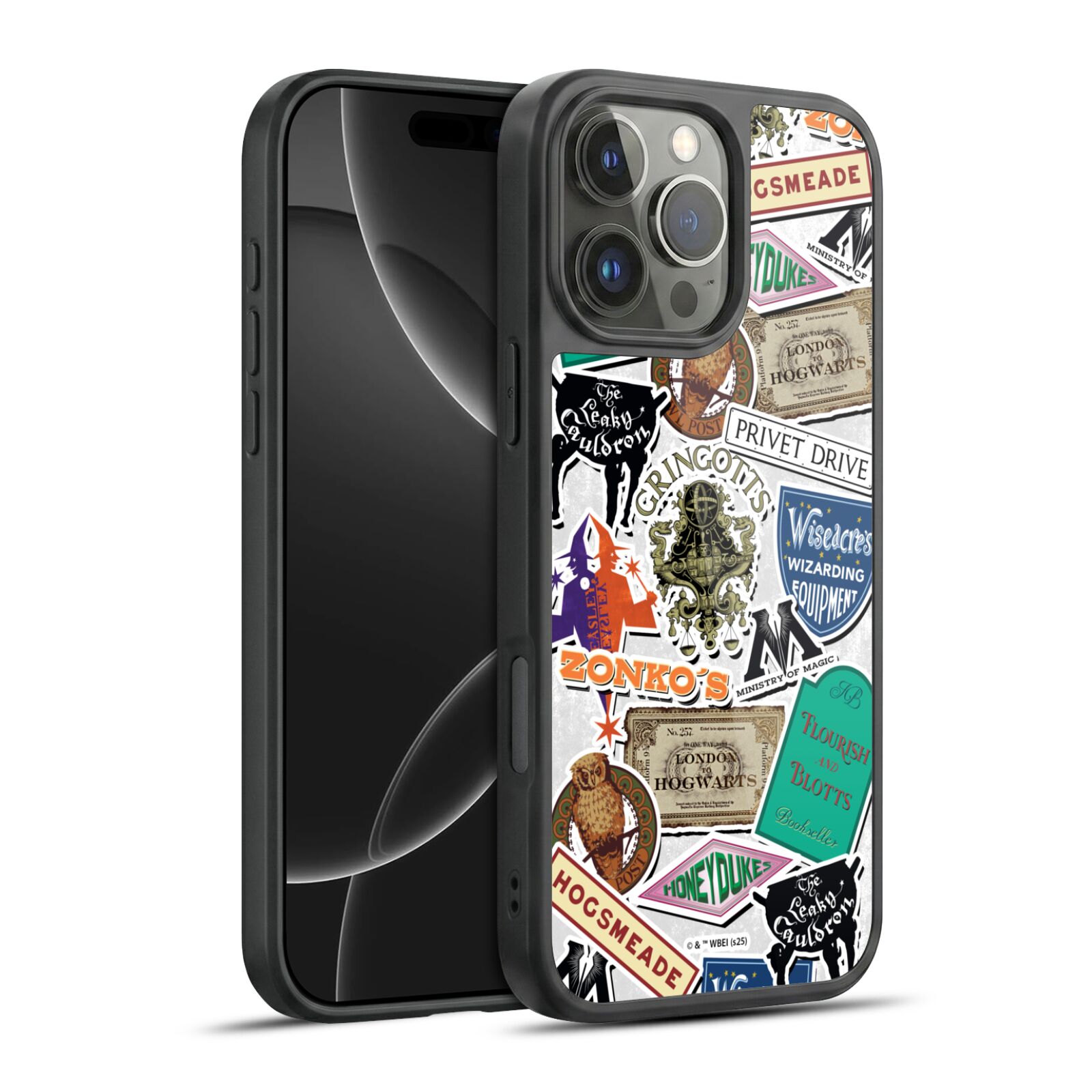 Logo Collage Hard MagSafe Case for iPhone 16 Pro Max