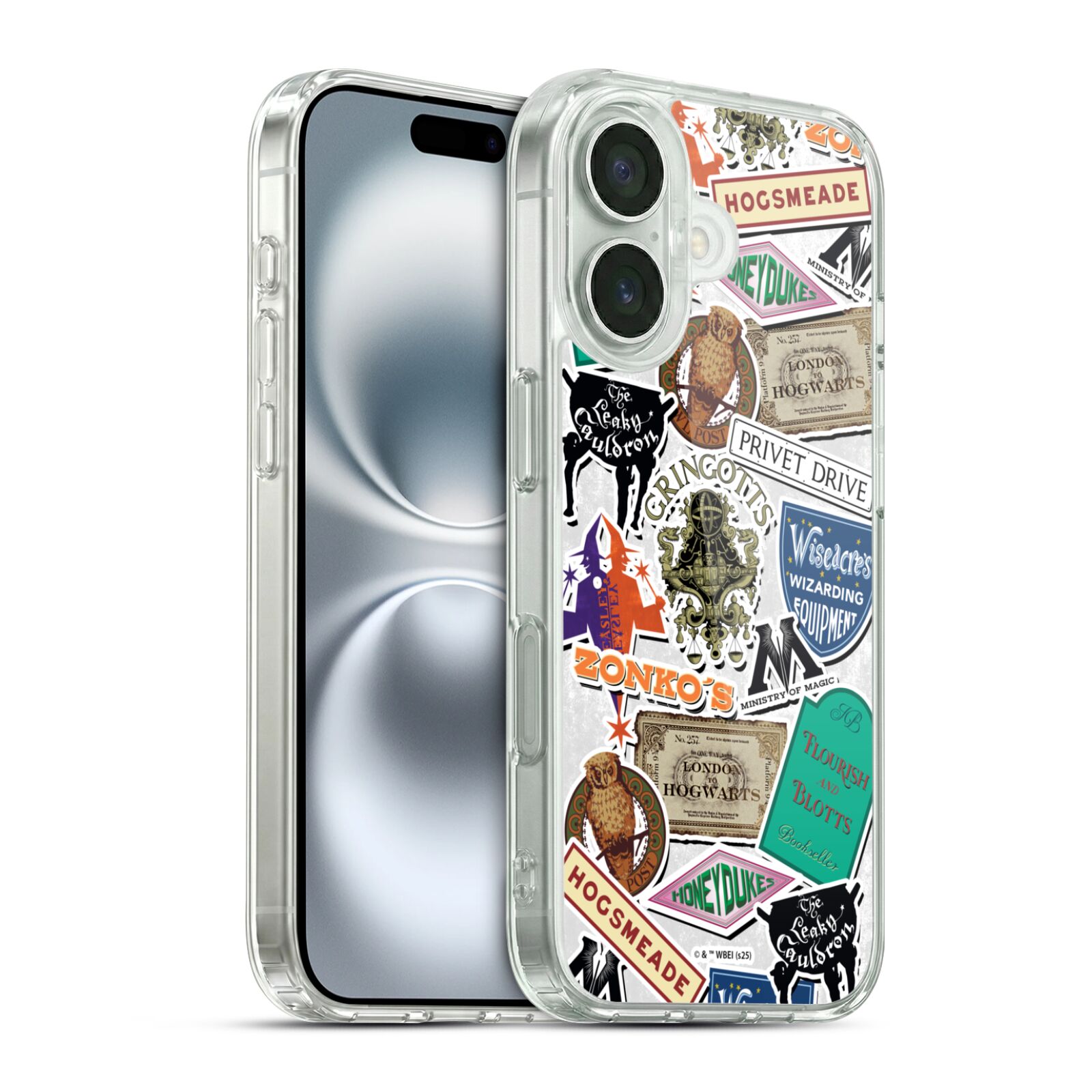 Logo Collage Hybrid MagSafe Case for iPhone 16