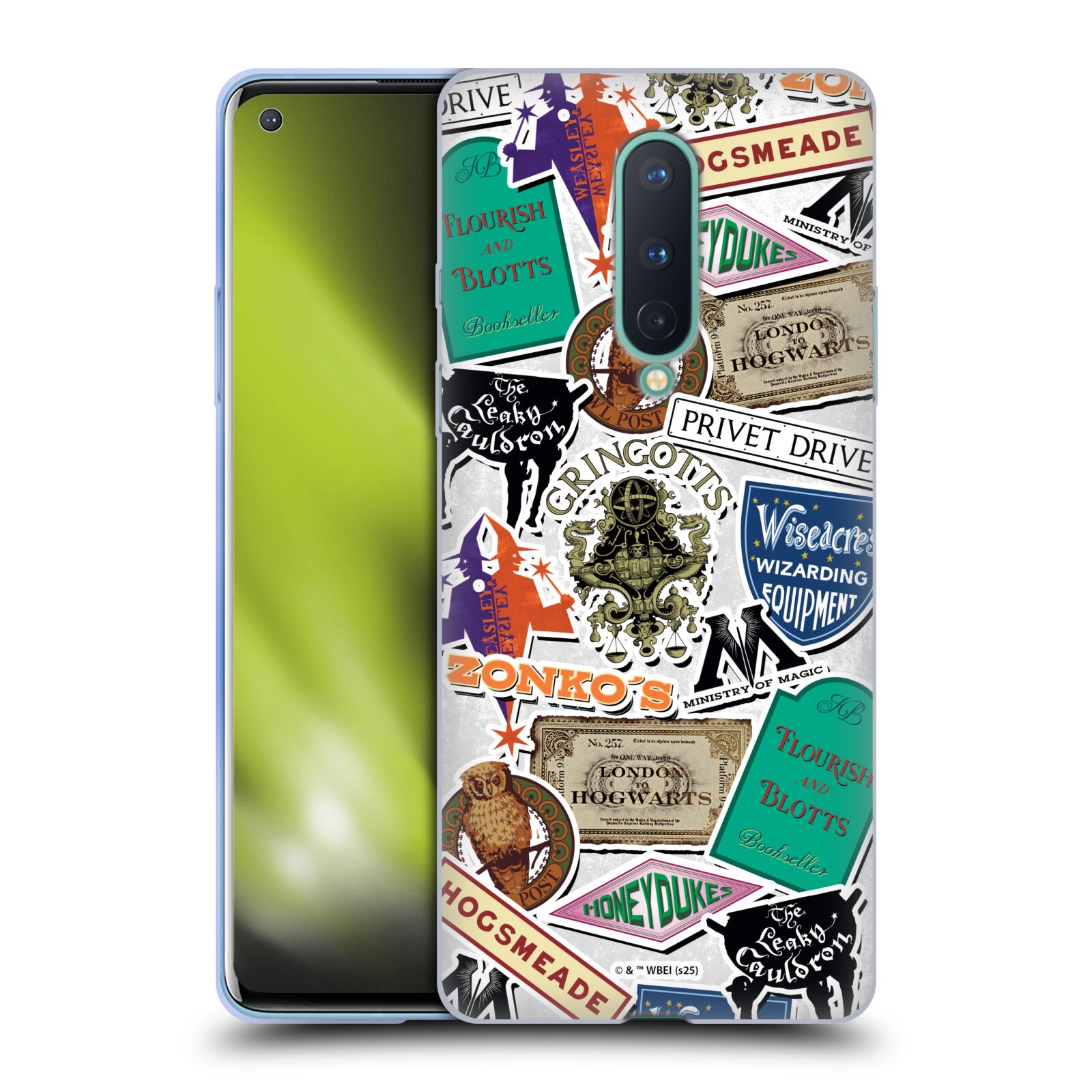 HARRY POTTER LOCATIONS TYPOGRAPHY SOFT GEL CASE FOR GOOGLE ONEPLUS PHONES - Picture 10 of 14