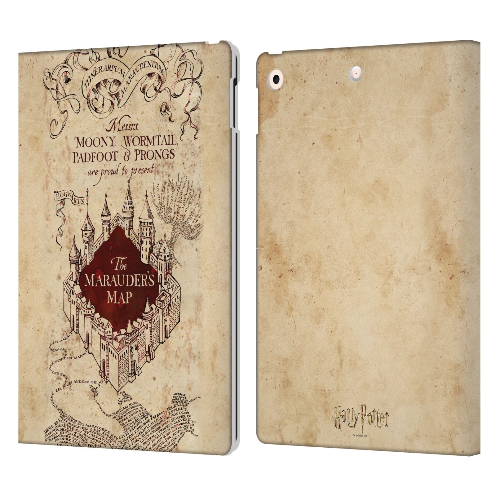 The Marauder's Map Leather Wallet Case for iPad 10.2″