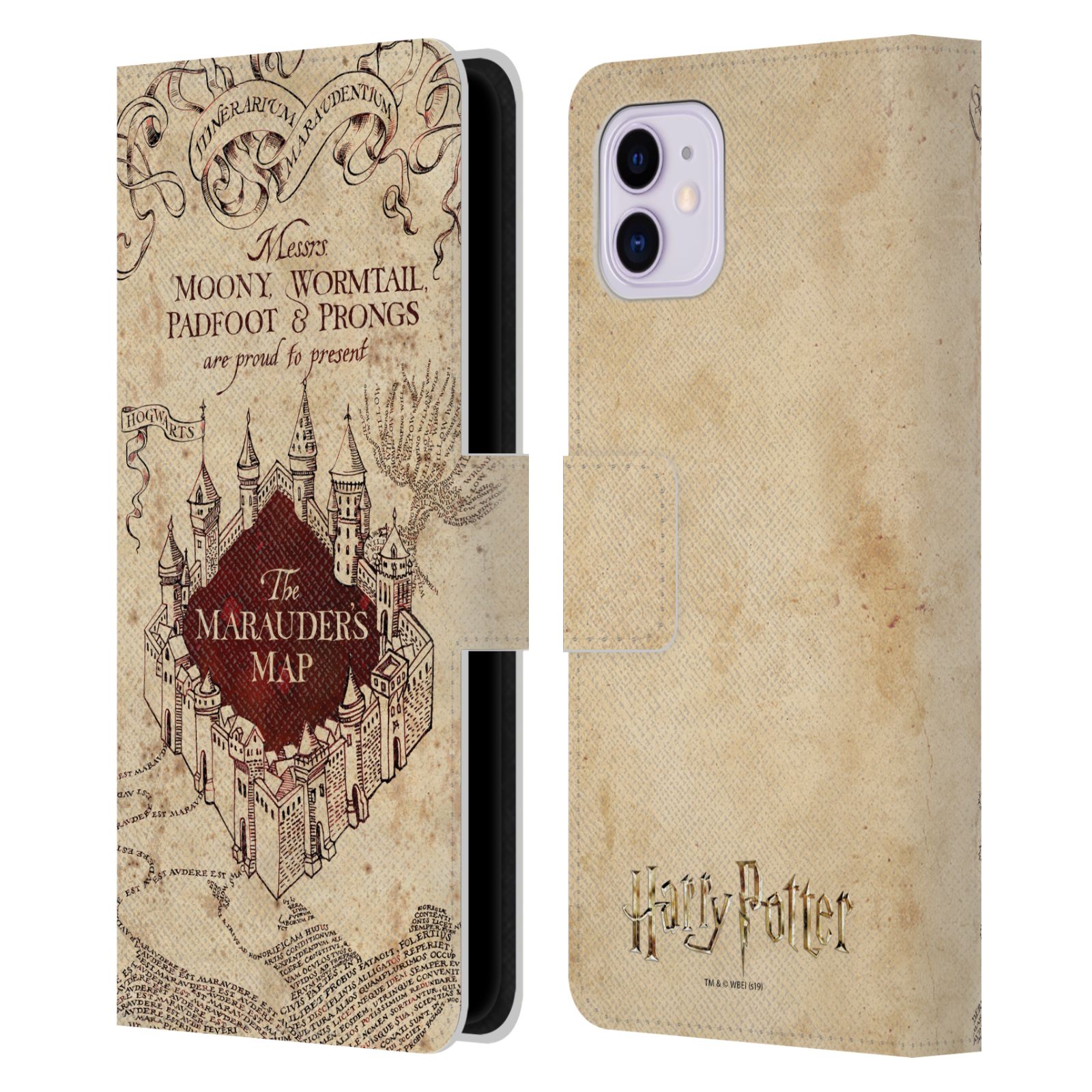 The Marauder's Map Leather Wallet Case for iPhone 11
