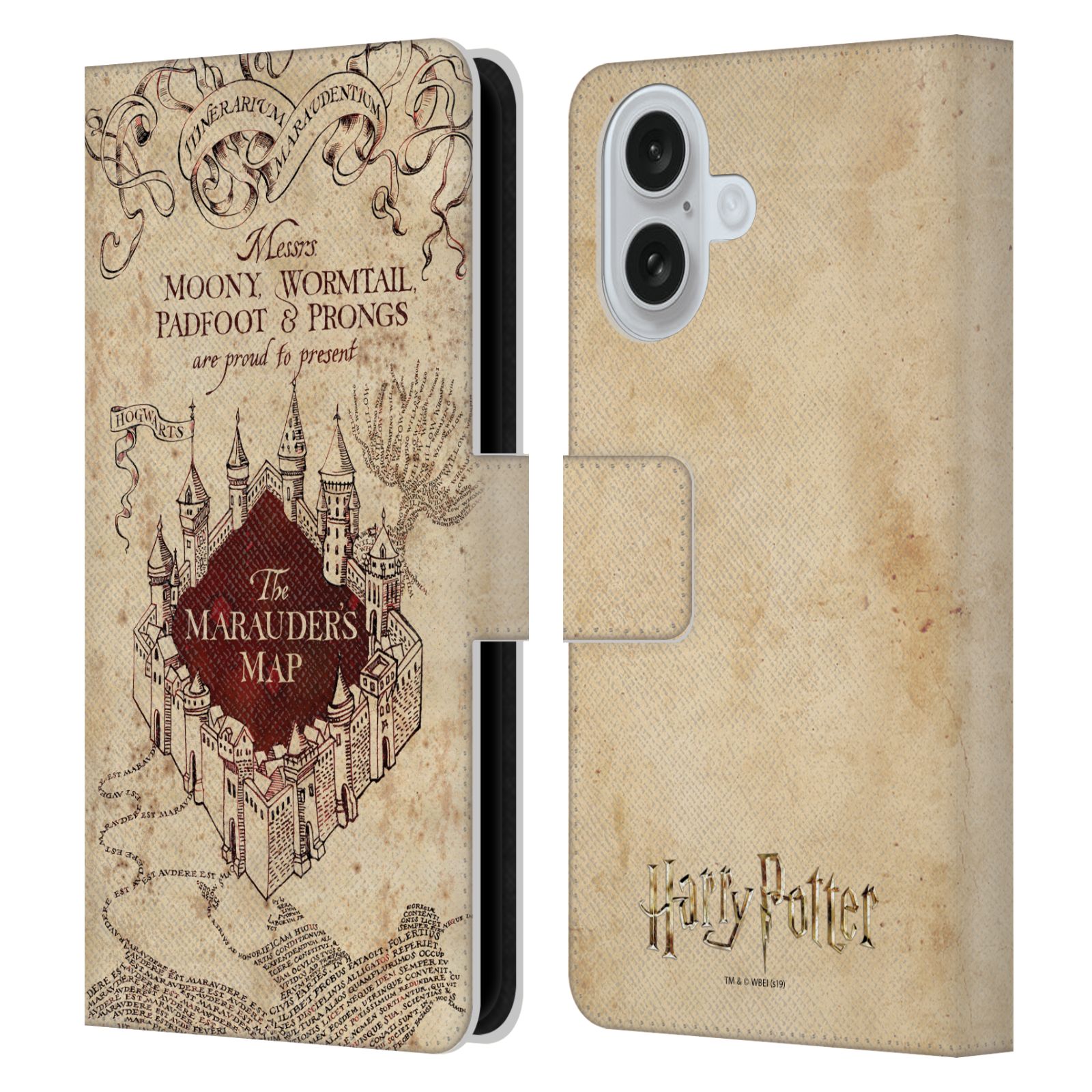 The Marauder's Map Leather Wallet Case for iPhone 16