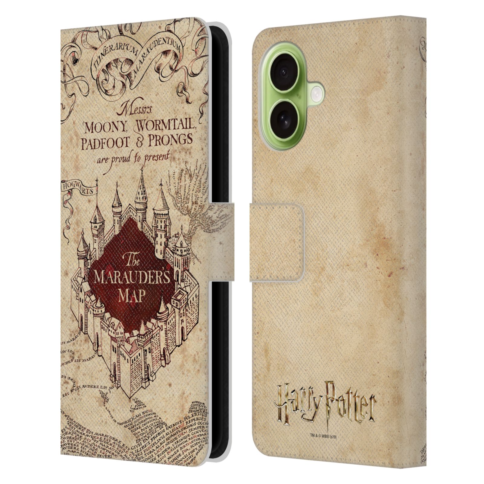 The Marauder's Map Leather Wallet Case for iPhone 17
