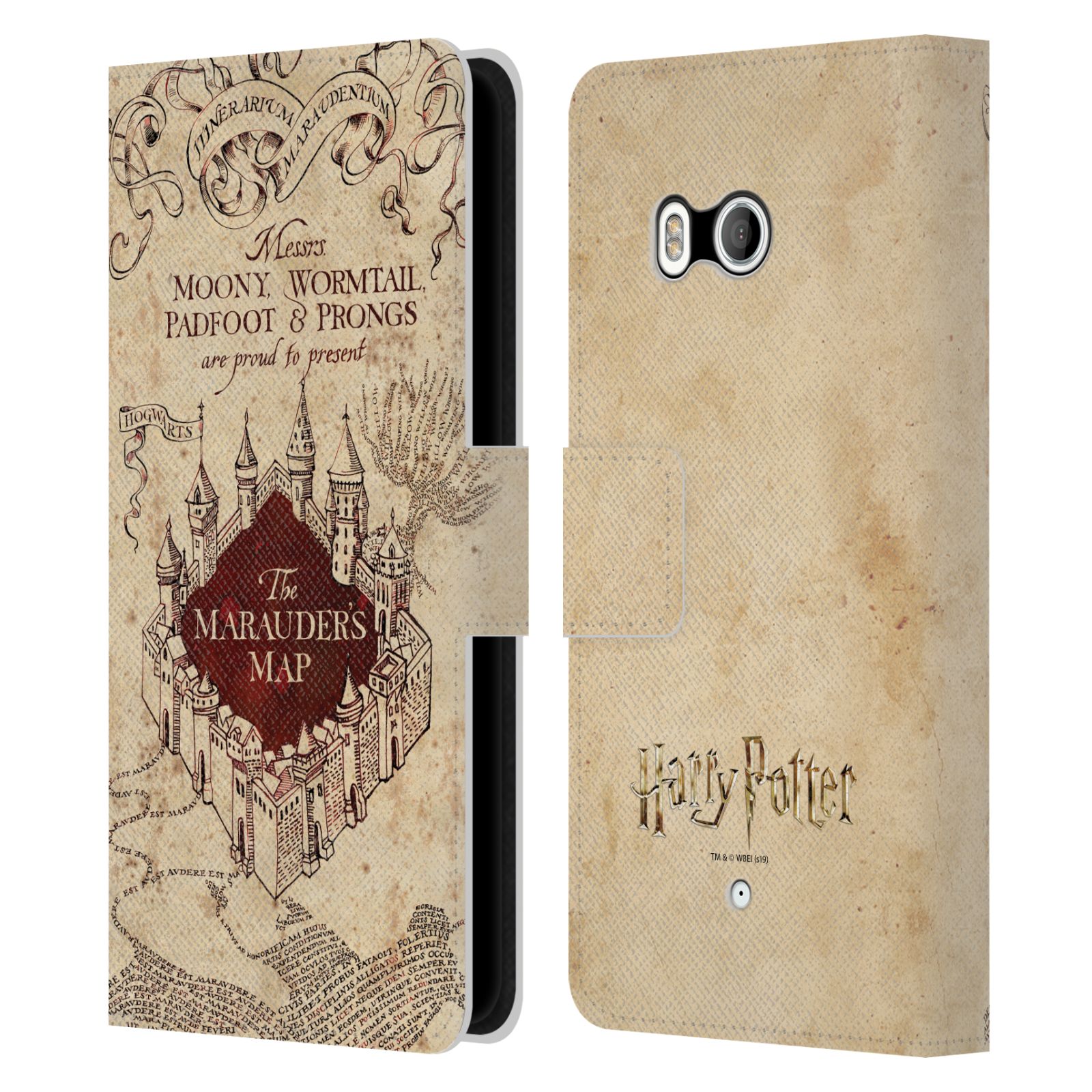 HARRY POTTER PRISONER OF AZKABAN II LEATHER BOOK CASE FOR HTC PHONES 1 - Picture 7 of 7