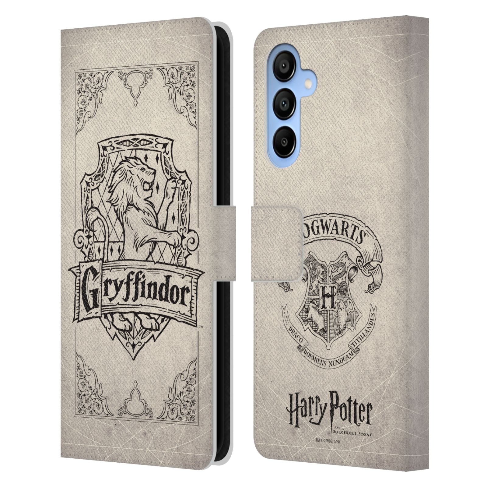 Gryffindor Parchment Leather Wallet Case for Galaxy A16 5G