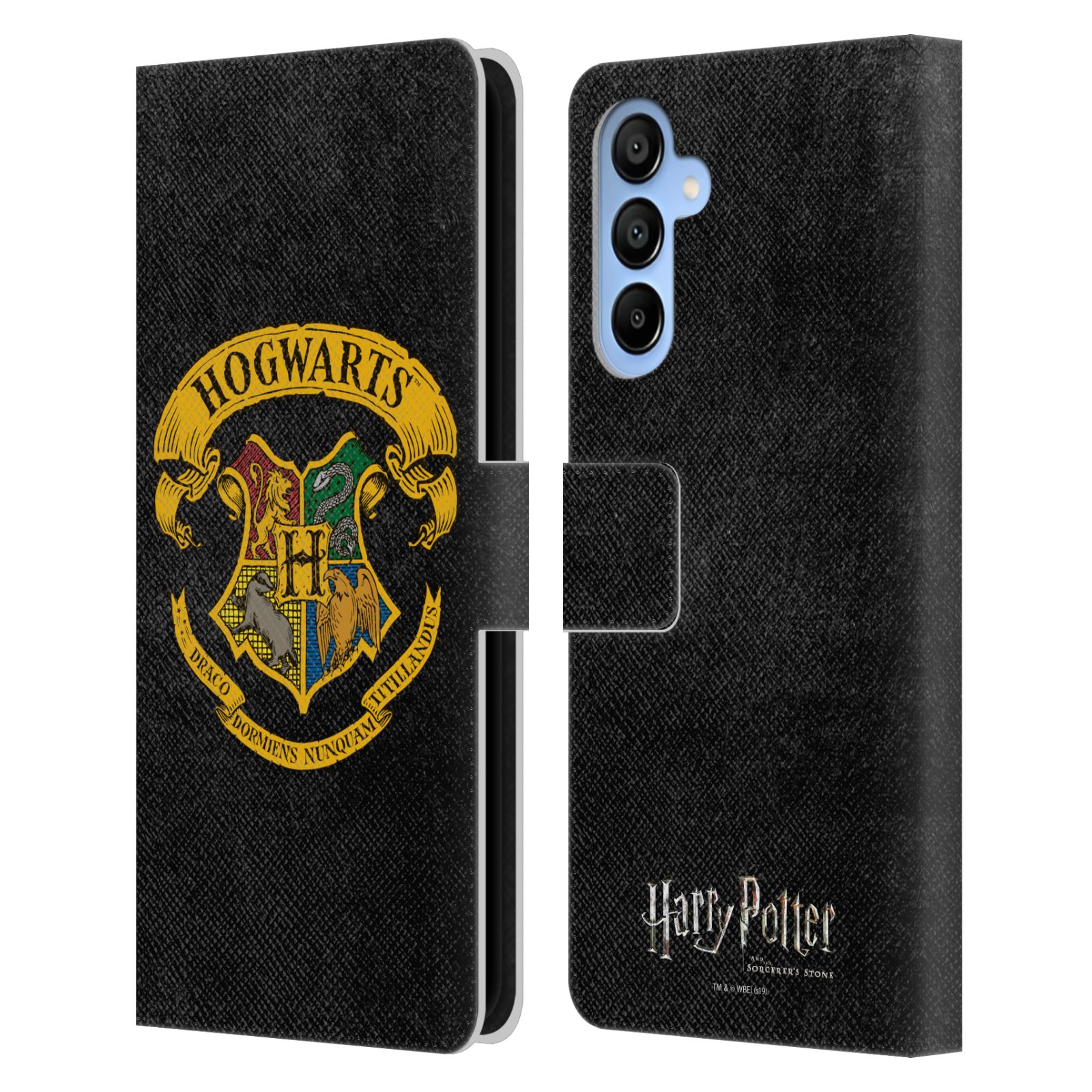 Hogwarts Crest Leather Wallet Case for Galaxy A16 5G