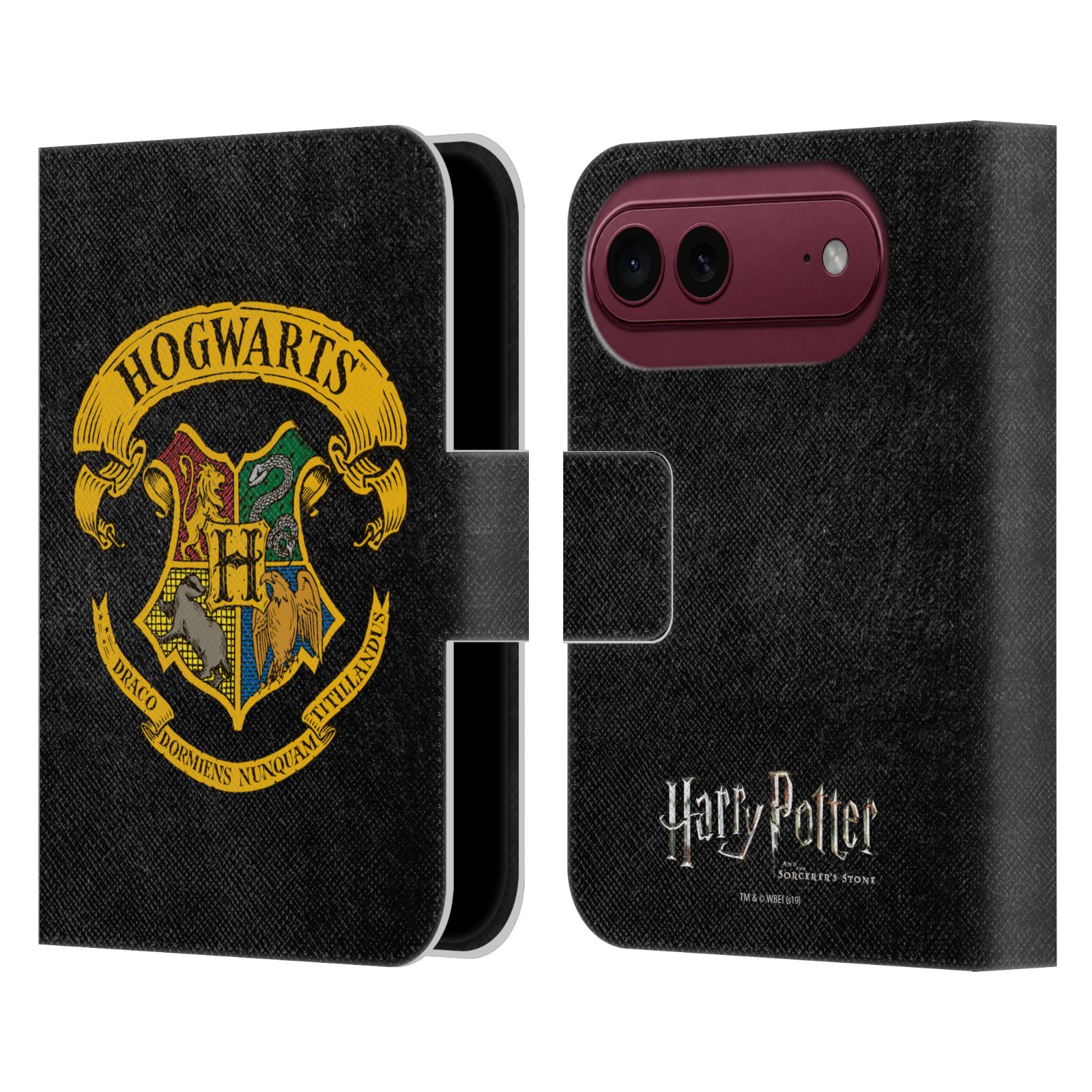 Hogwarts Crest Leather Wallet Case for iPhone Duo