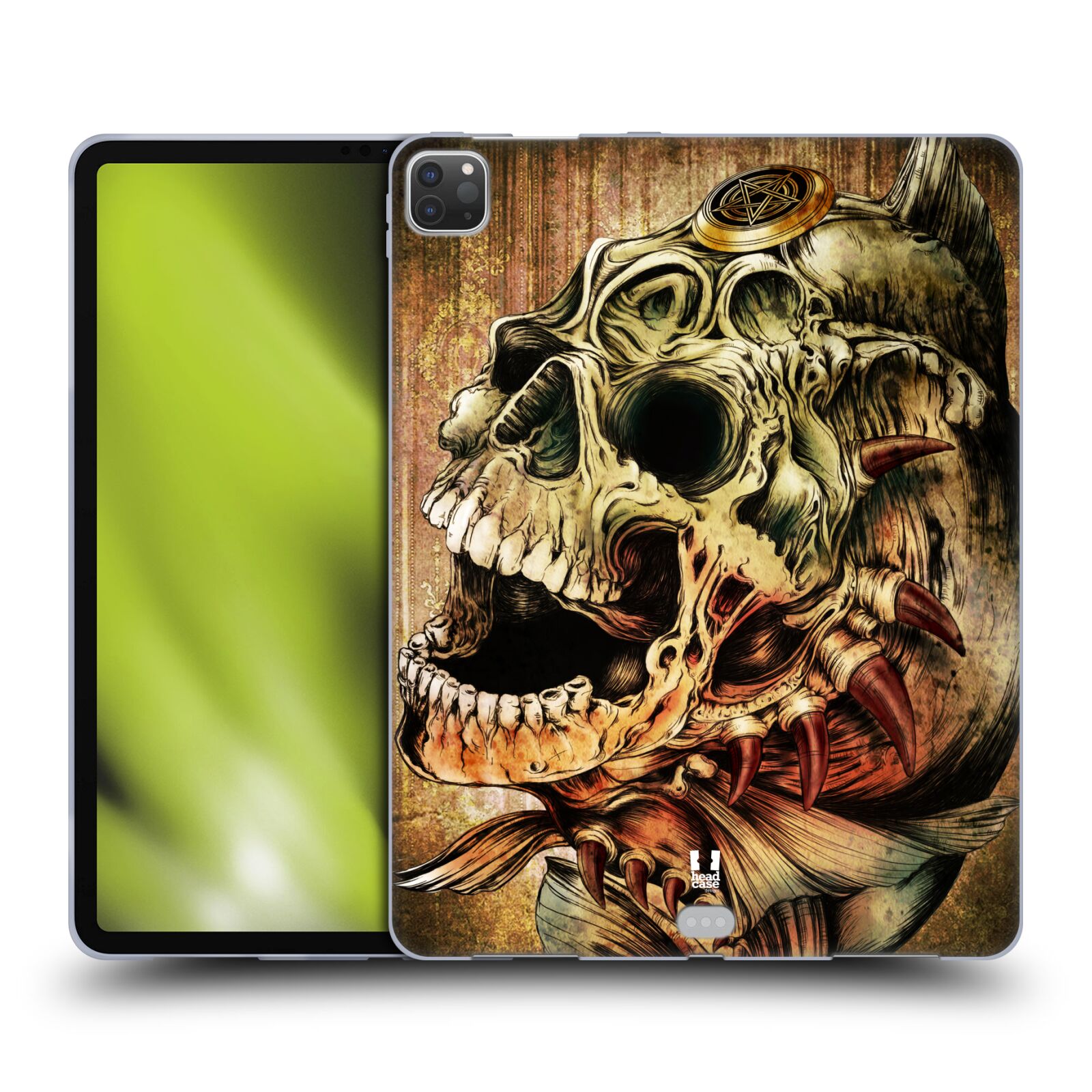 FUNDA HEAD CASE DESIGNS CON DIBUJO DE CALAVERAS HIDRÁULICAS DE GEL SUAVE PARA SAMSUNG KINDLE APPLE - Imagen 9 de 10