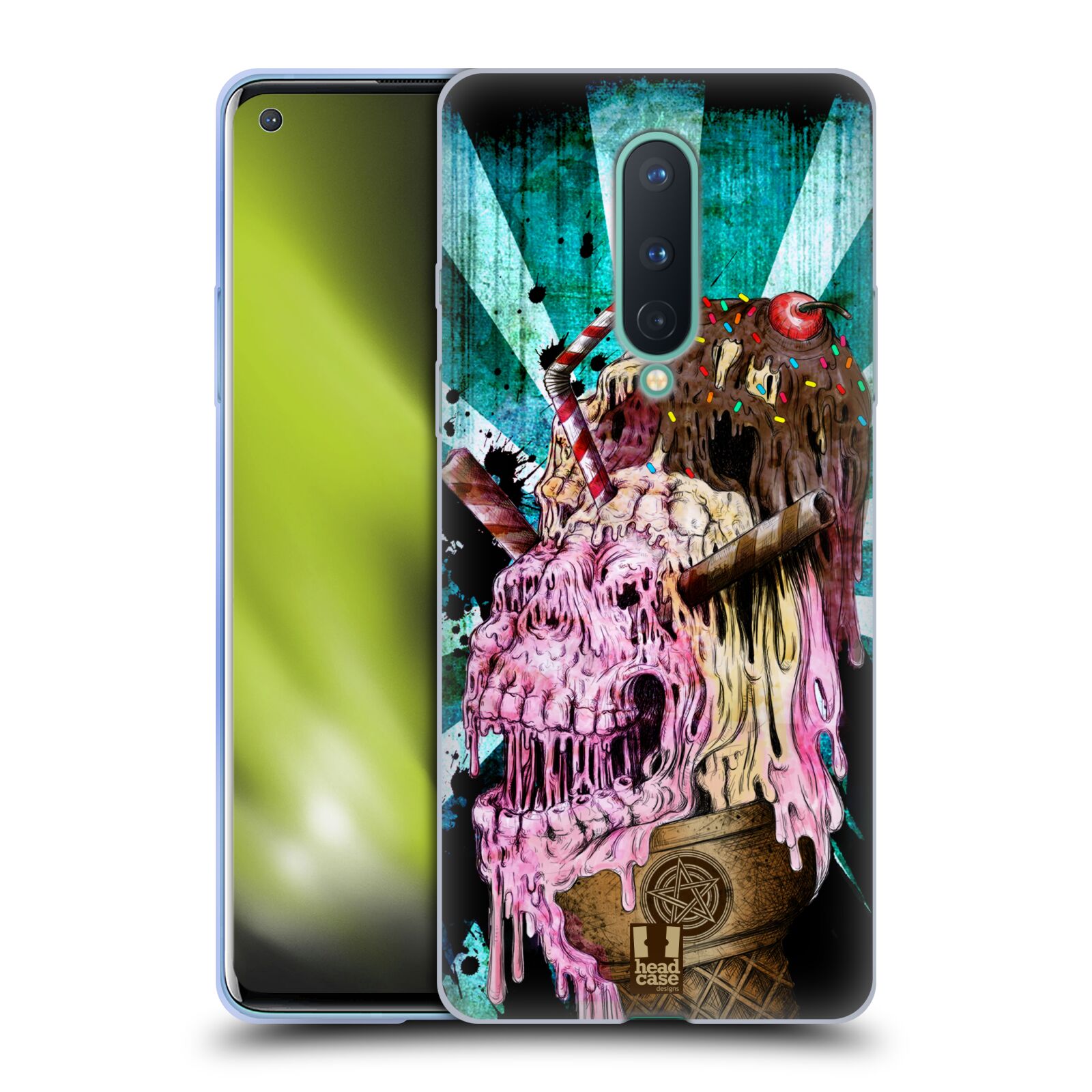HEAD CASE DESIGNS CABEZA MUERTA DE HIELO GEL SUAVE FUNDA MÓVIL PARA TELÉFONOS GOOGLE ONEPLUS - Imagen 10 de 11