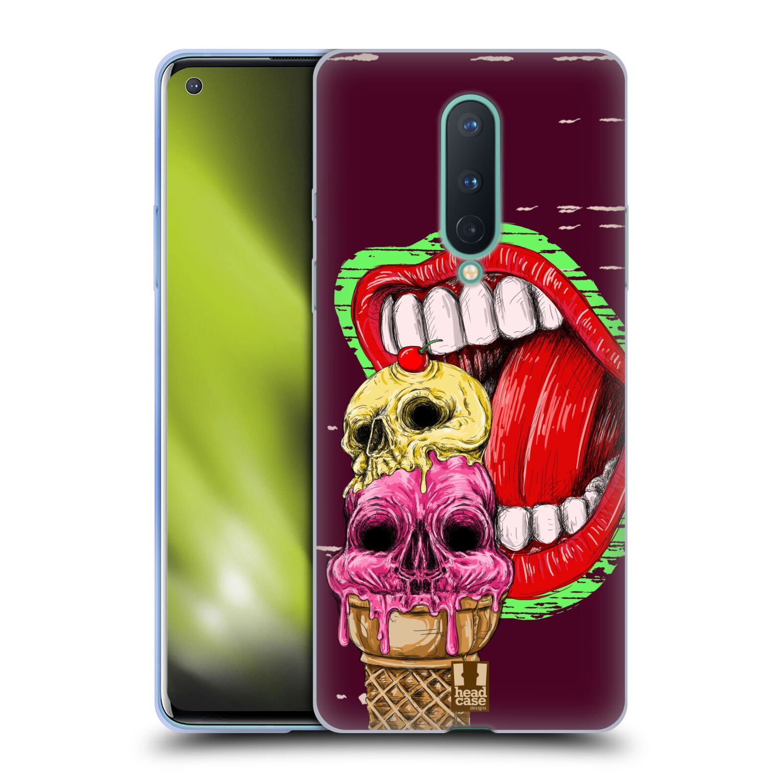 HEAD CASE DESIGNS CABEZA MUERTA DE HIELO GEL SUAVE FUNDA MÓVIL PARA TELÉFONOS GOOGLE ONEPLUS - Imagen 8 de 11
