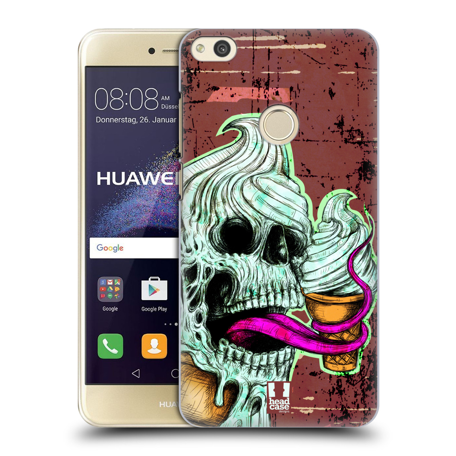 custodia huawei p9 lite con teschio custodia huawei p9 lite con teschio