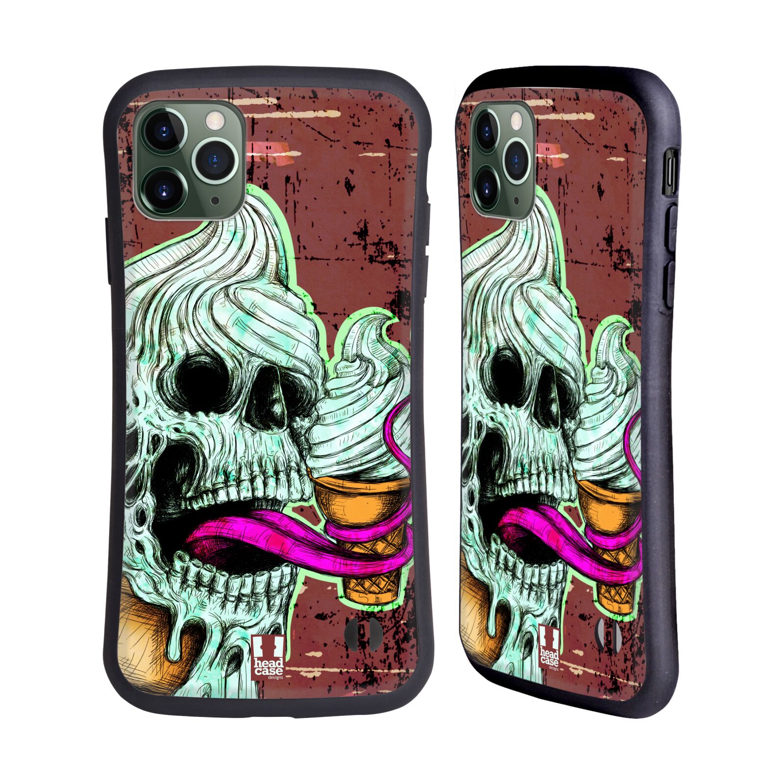 FUNDA HÍBRIDA HEAD CASE DESIGNS CALAVERA HELADA PARA TELÉFONOS APPLE iPHONES - Imagen 11 de 11