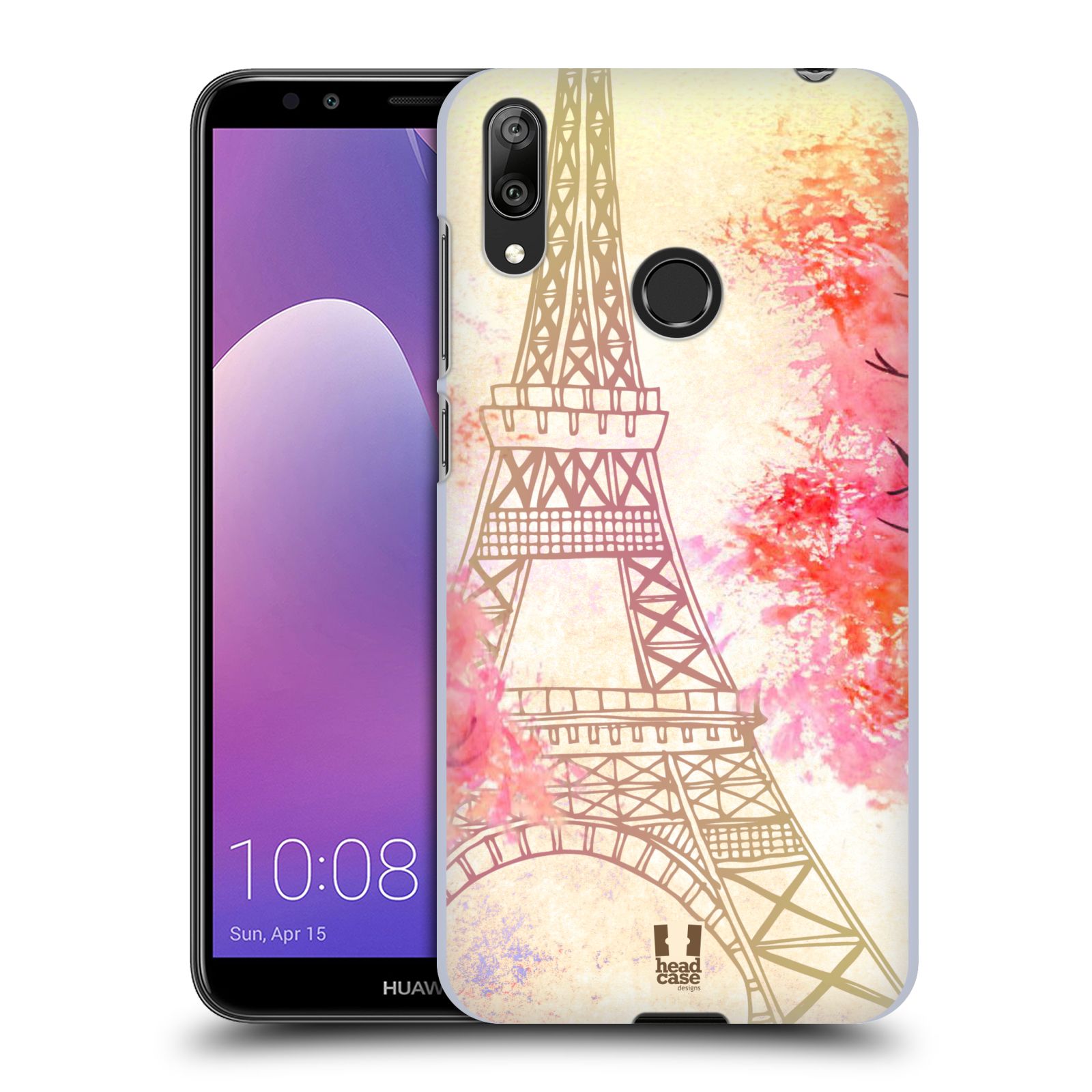 Plastové pouzdro na mobil Huawei Y7 (2019) - Head Case - PAŘÍŽ TREES (Plastový kryt, pouzdro, obal na mobilní telefon Huawei Y7 2019 s motivem PAŘÍŽ TREES)