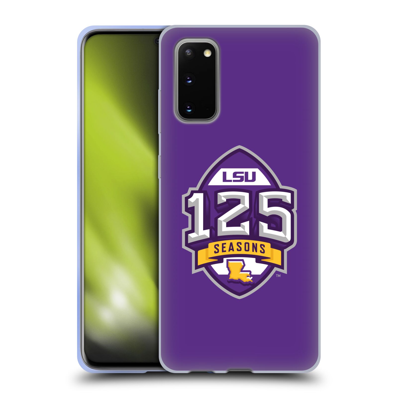 OFFICIAL LOUISIANA STATE UNIVERSITY LSU 2 SOFT GEL CASE FOR SAMSUNG PHONES 1 - Picture 8 of 10