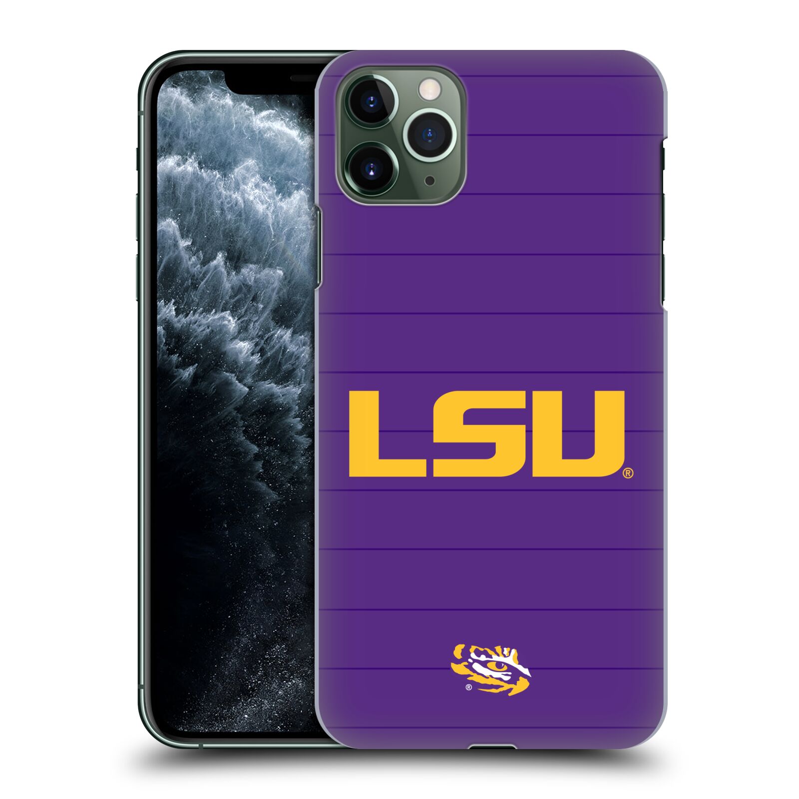 OFFICIAL LOUISIANA STATE UNIVERSITY LSU HARD BACK CASE FOR APPLE iPHONE PHONES
