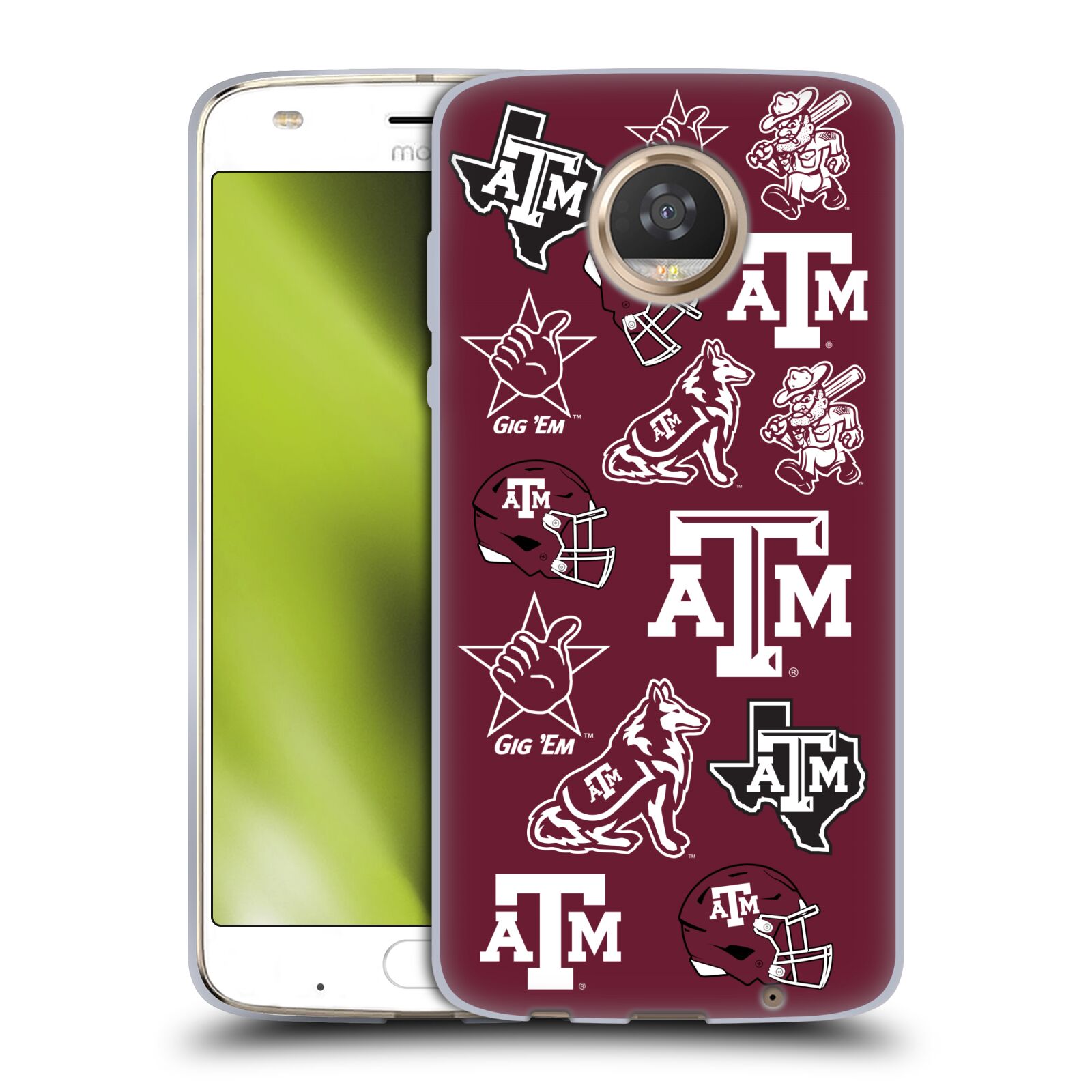 OFFICIAL TEXAS A&M UNIVERSITY TAMU GEL CASE FOR MOTOROLA PHONES - Picture 13 of 17