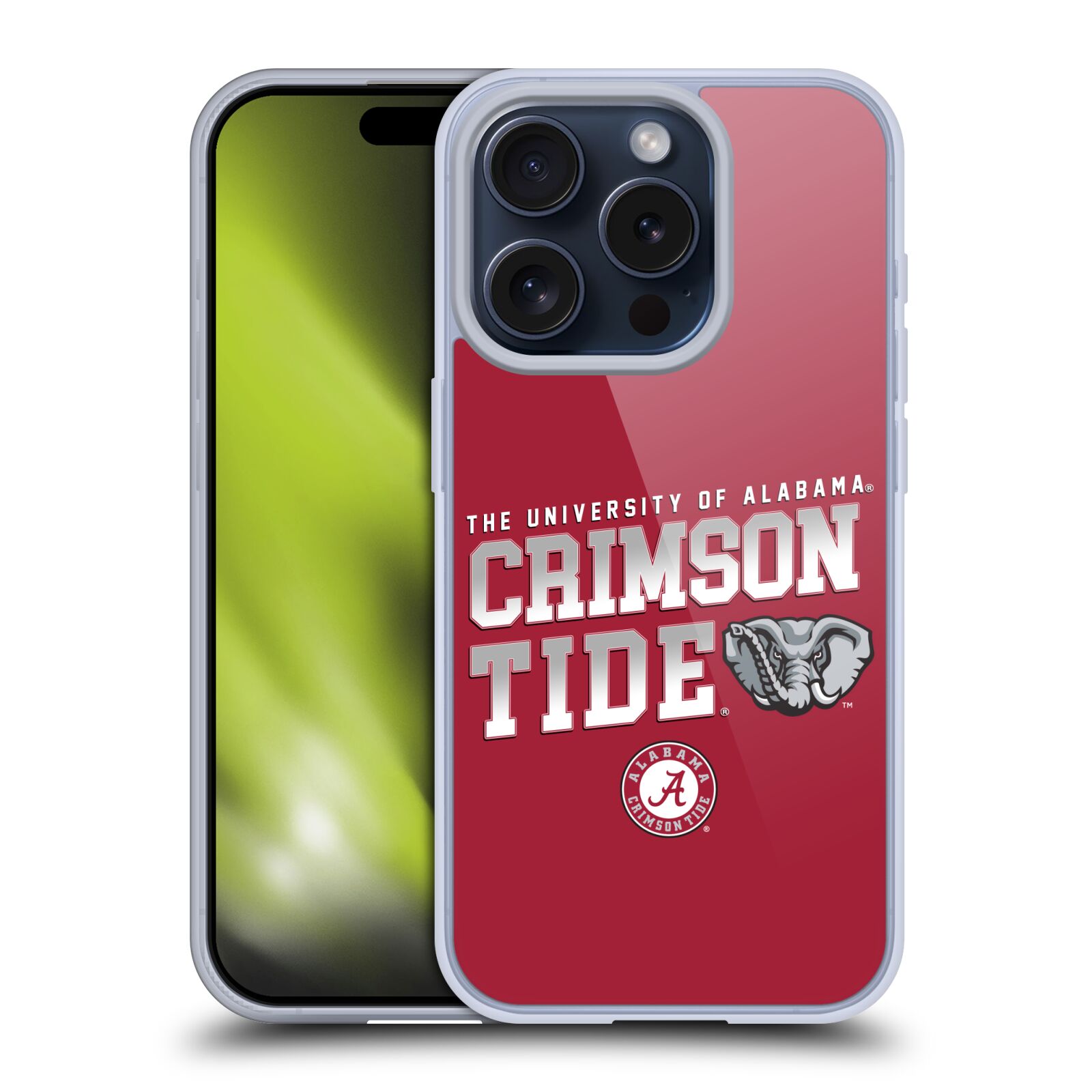 UNIVERSITY OF ALABAMA UA GEL CASE COMPATIBLE WITH APPLE iPHONE PHONES & MAGSAFE