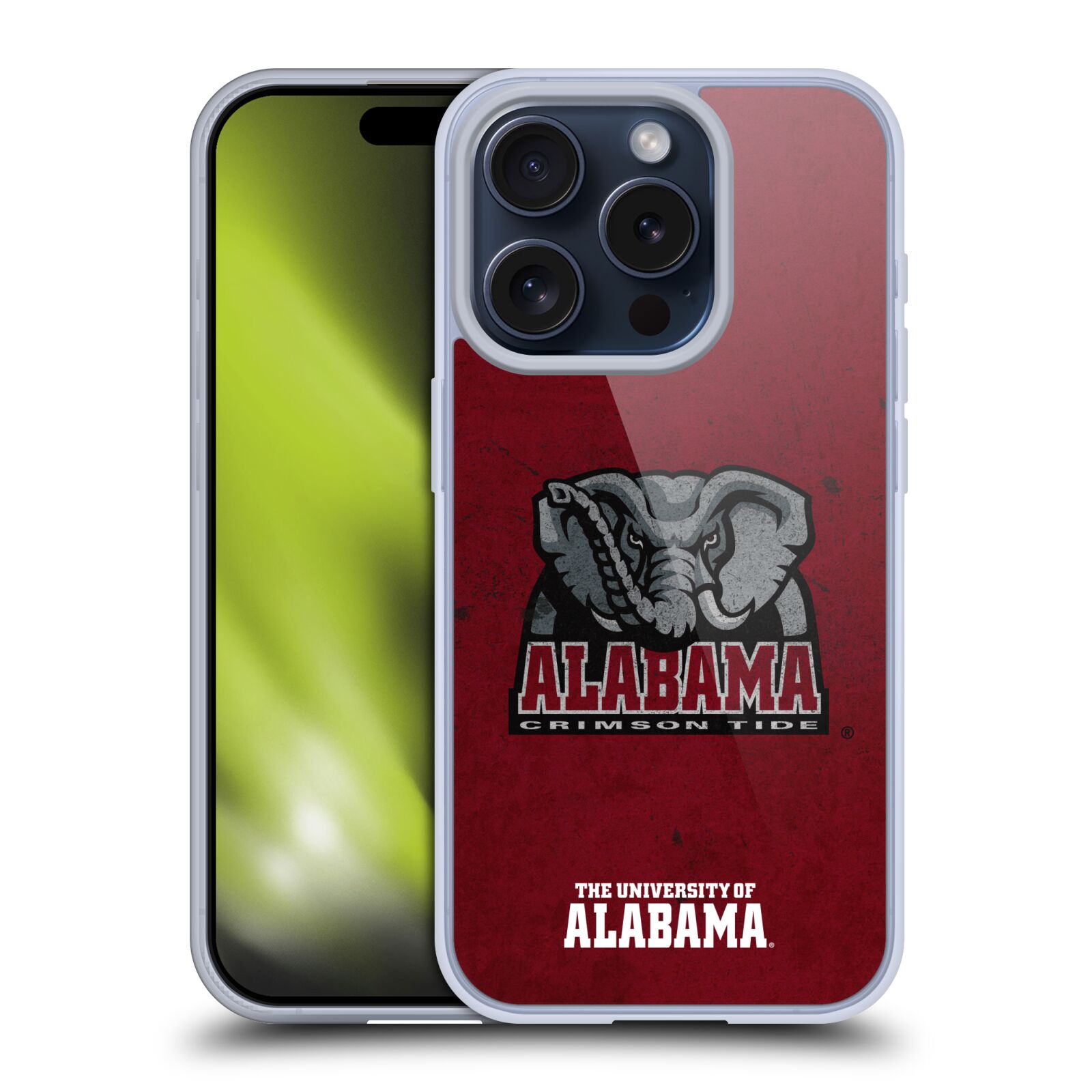 UNIVERSITY OF ALABAMA UA GEL CASE COMPATIBLE WITH APPLE iPHONE PHONES & MAGSAFE