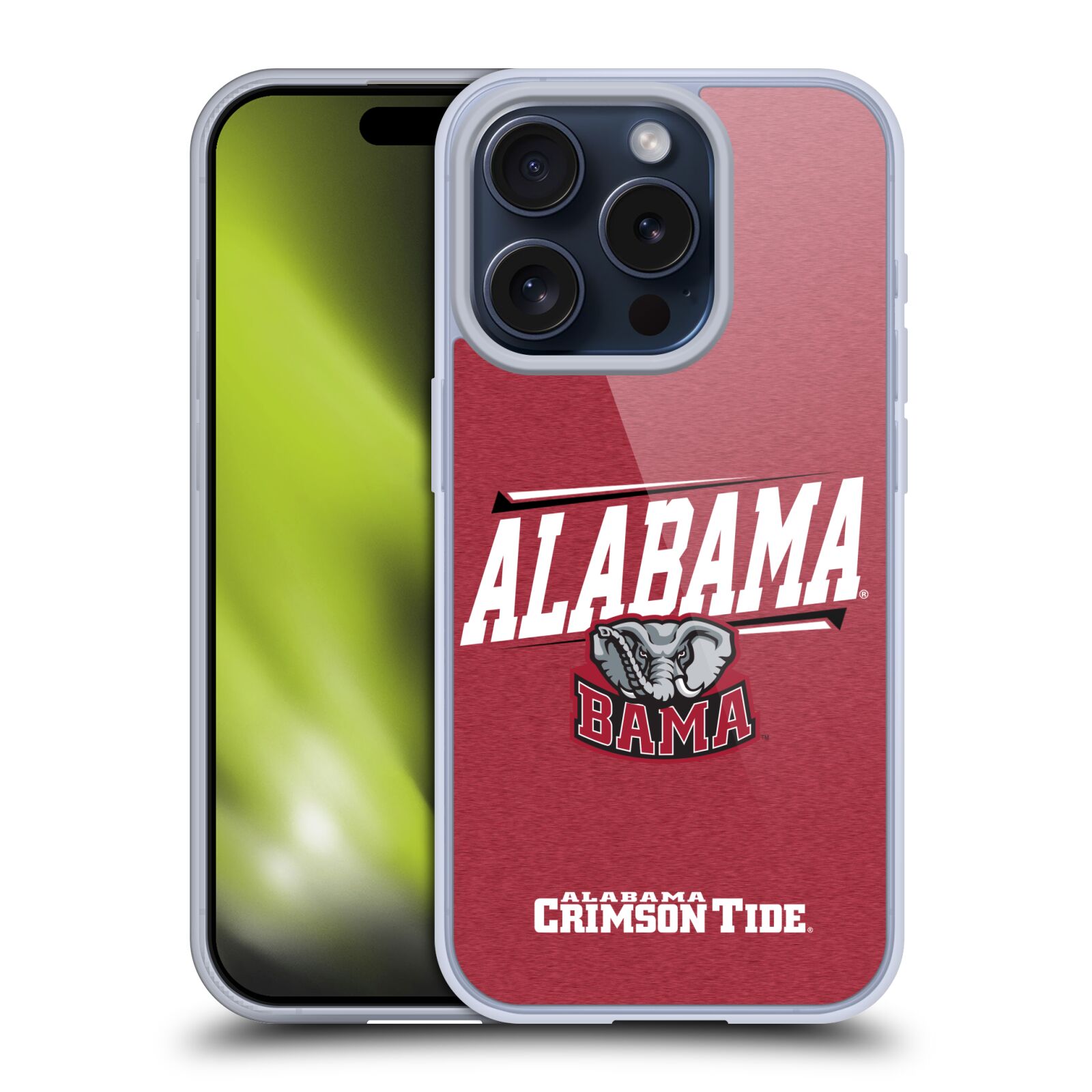 UNIVERSITY OF ALABAMA UA GEL CASE COMPATIBLE WITH APPLE iPHONE PHONES & MAGSAFE