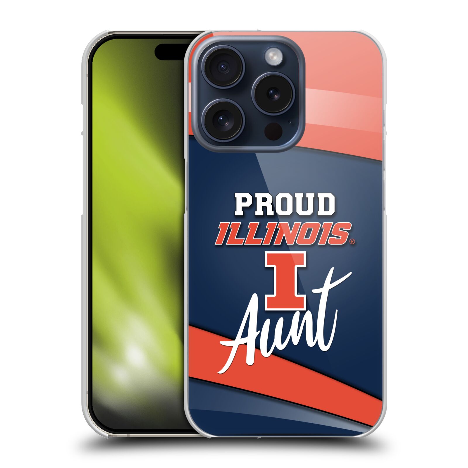 OFFICIAL UNIVERSITY OF ILLINOIS U OF I HARD BACK CASE FOR APPLE iPHONE PHONES