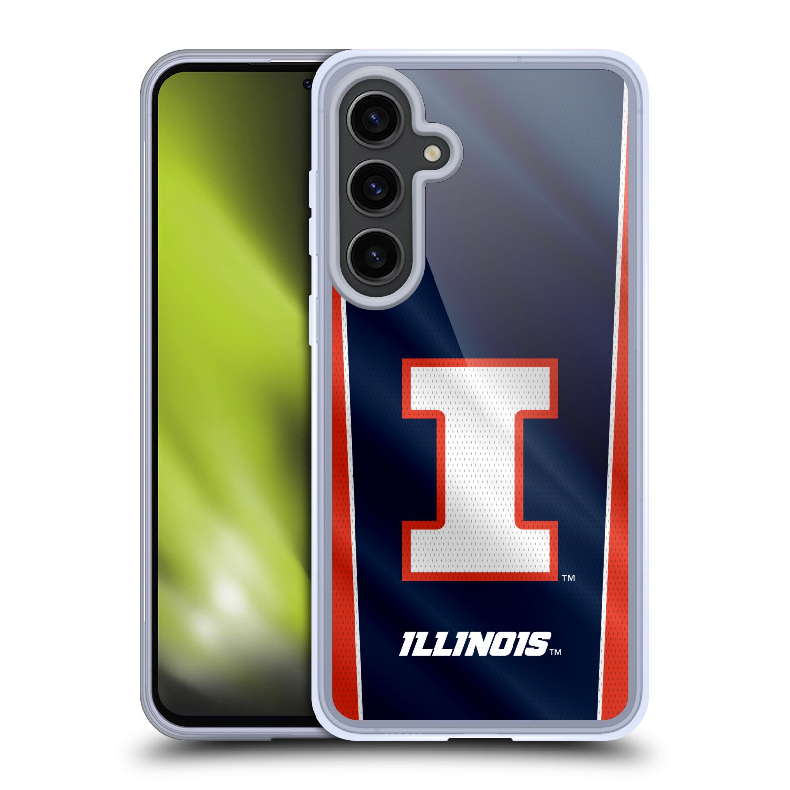 UNIVERSITY OF ILLINOIS U OF I GEL CASE COMPATIBLE WITH SAMSUNG PHONES & MAGSAFE