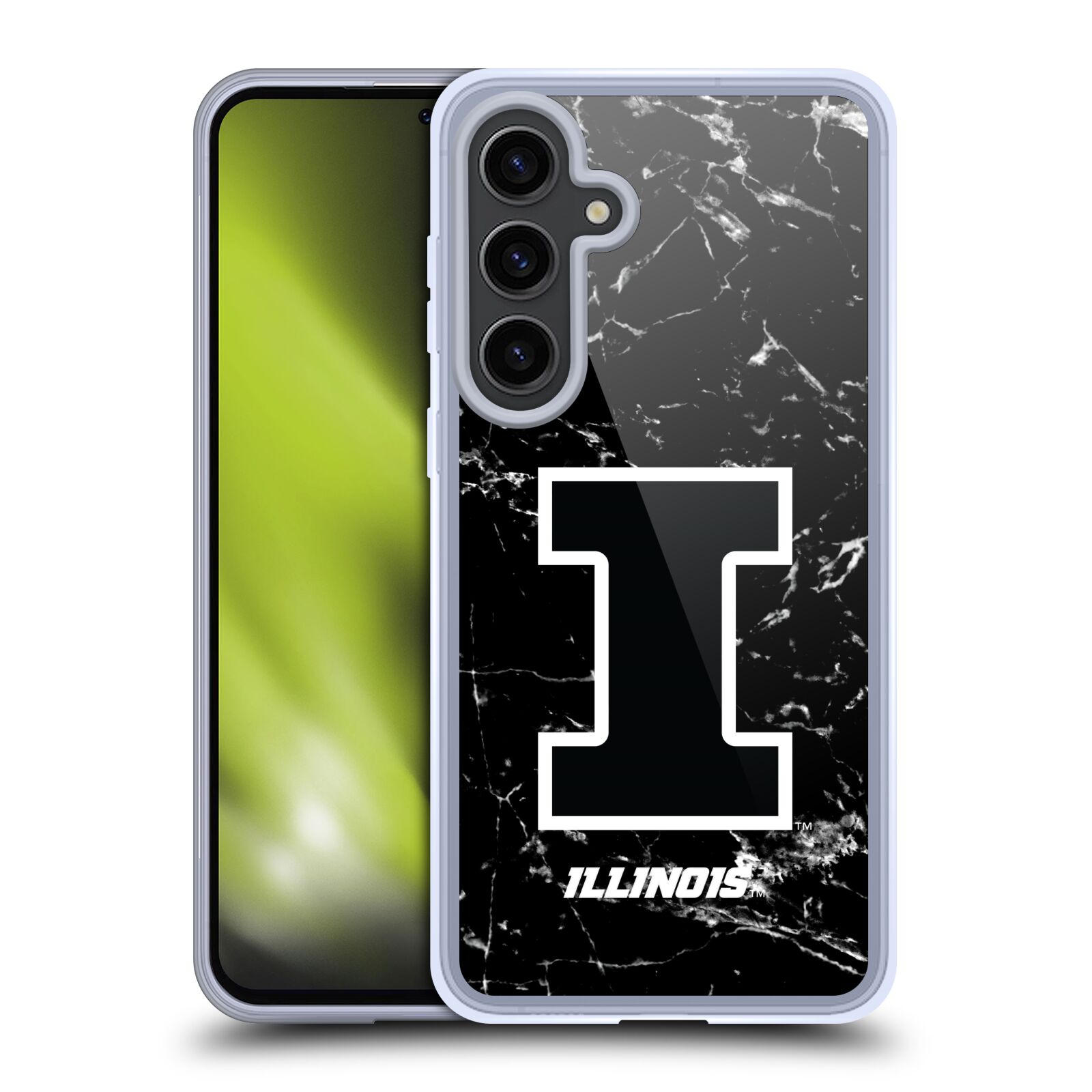 UNIVERSITY OF ILLINOIS U OF I GEL CASE COMPATIBLE WITH SAMSUNG PHONES & MAGSAFE