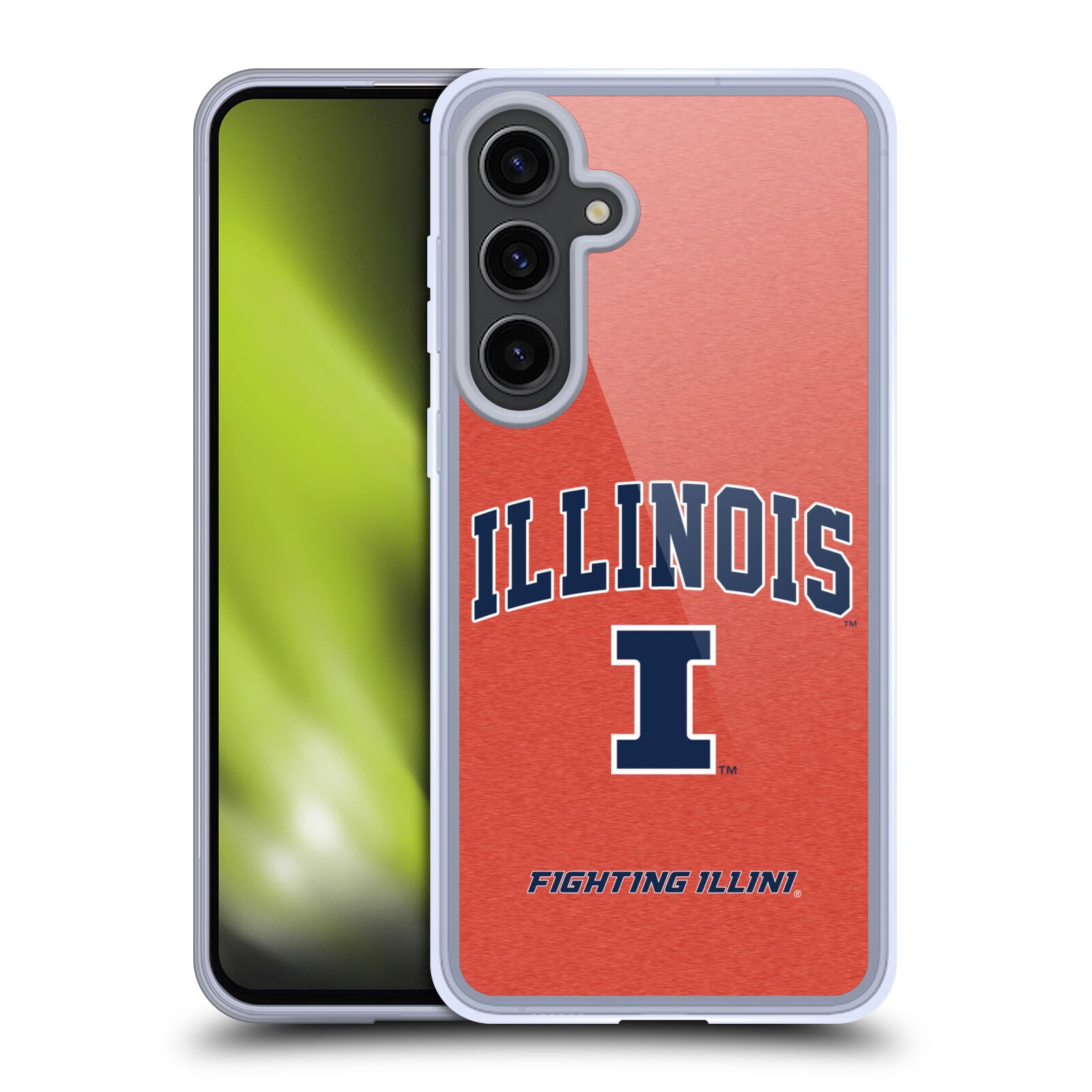 UNIVERSITY OF ILLINOIS U OF I GEL CASE COMPATIBLE WITH SAMSUNG PHONES & MAGSAFE