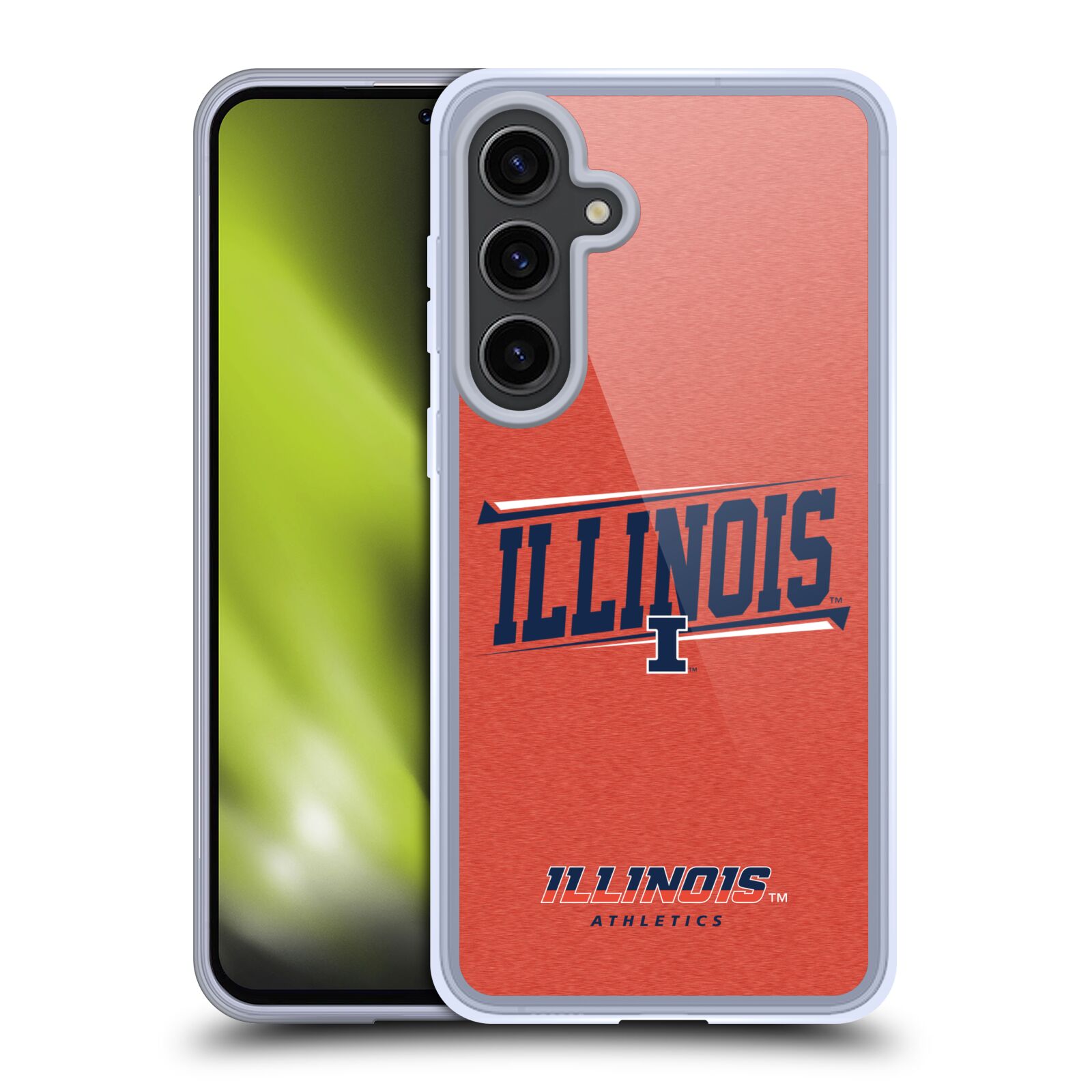 UNIVERSITY OF ILLINOIS U OF I GEL CASE COMPATIBLE WITH SAMSUNG PHONES & MAGSAFE