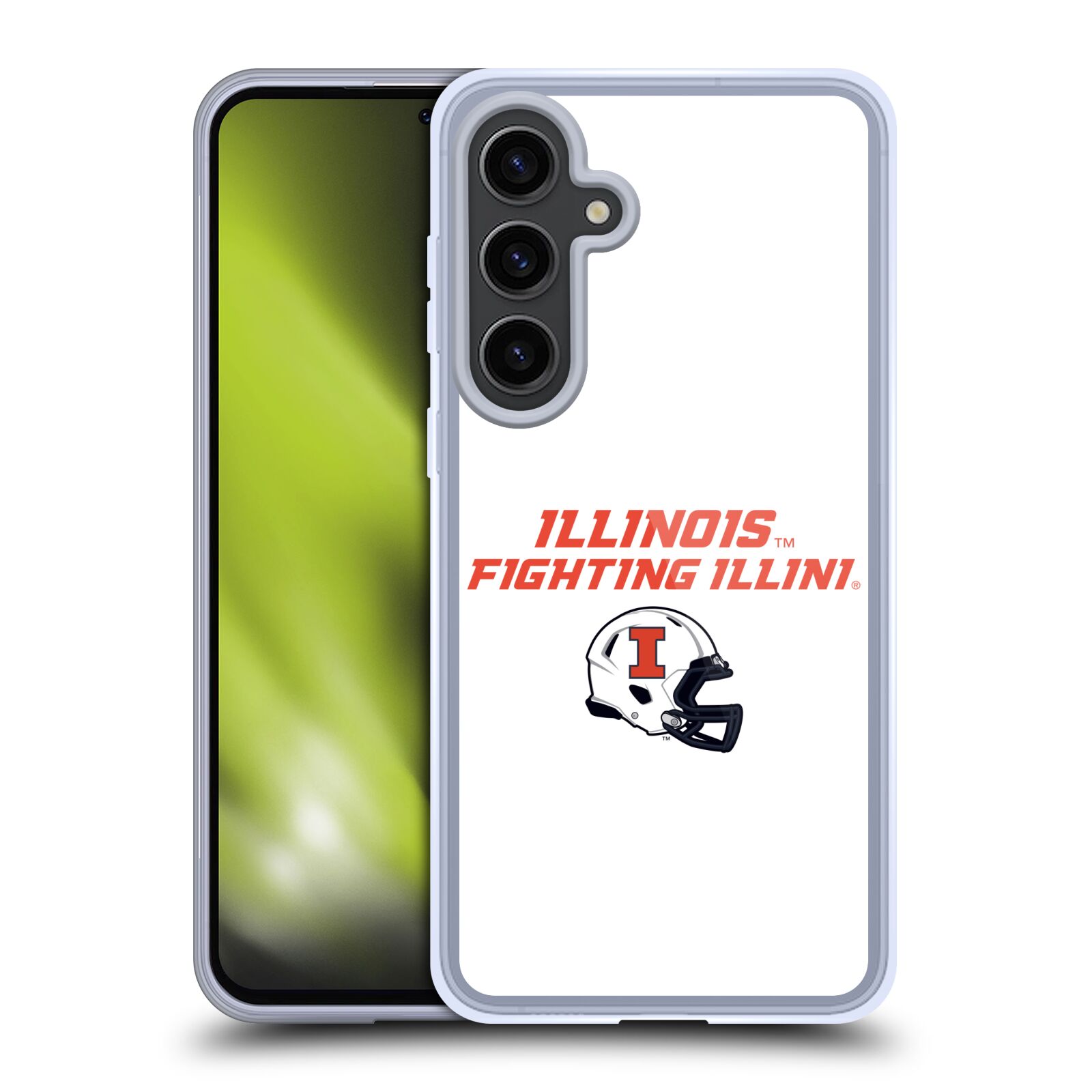 UNIVERSITY OF ILLINOIS U OF I GEL CASE COMPATIBLE WITH SAMSUNG PHONES & MAGSAFE