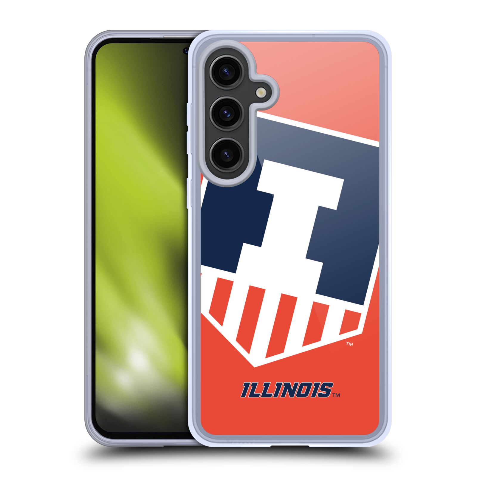 UNIVERSITY OF ILLINOIS U OF I GEL CASE COMPATIBLE WITH SAMSUNG PHONES & MAGSAFE