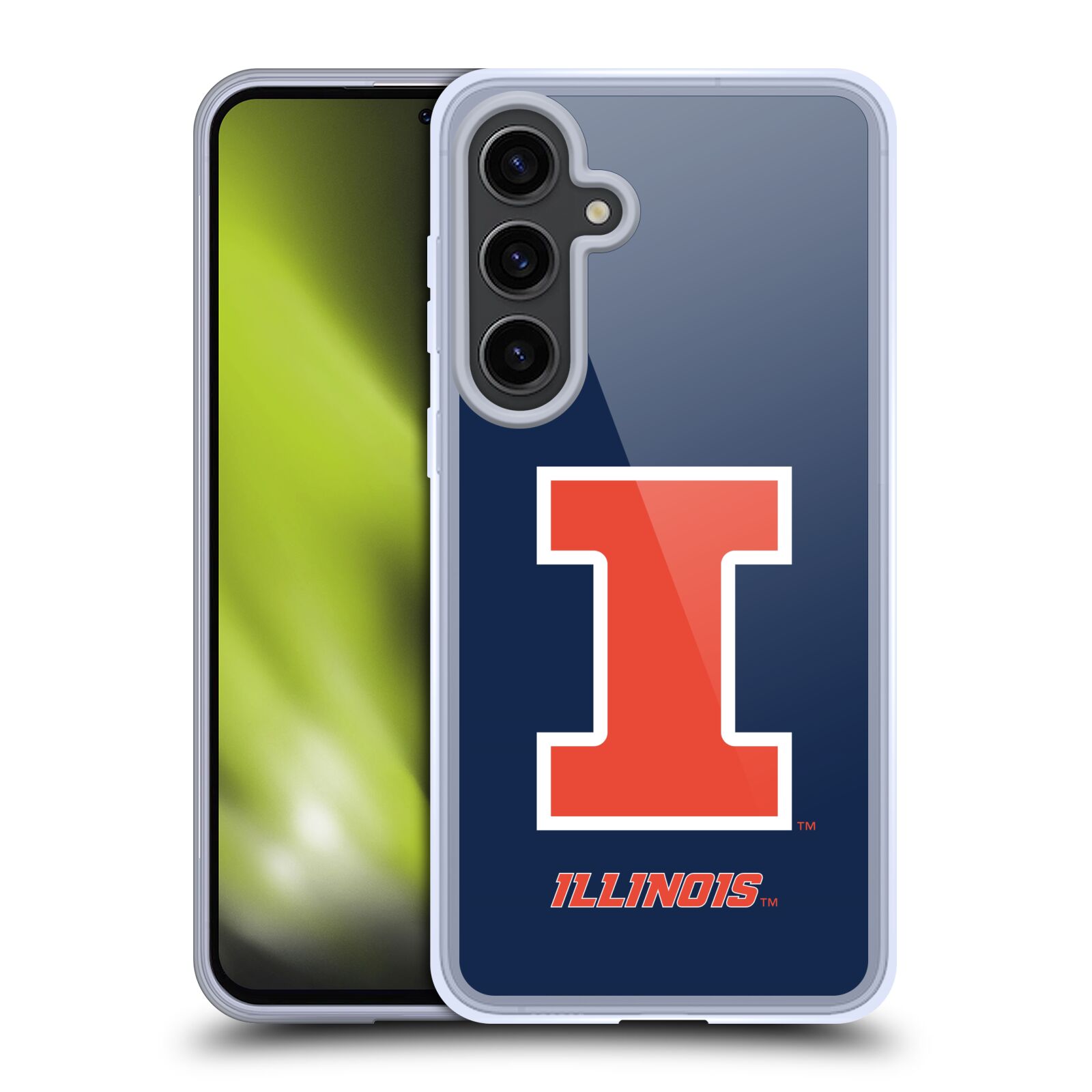 UNIVERSITY OF ILLINOIS U OF I GEL CASE COMPATIBLE WITH SAMSUNG PHONES & MAGSAFE