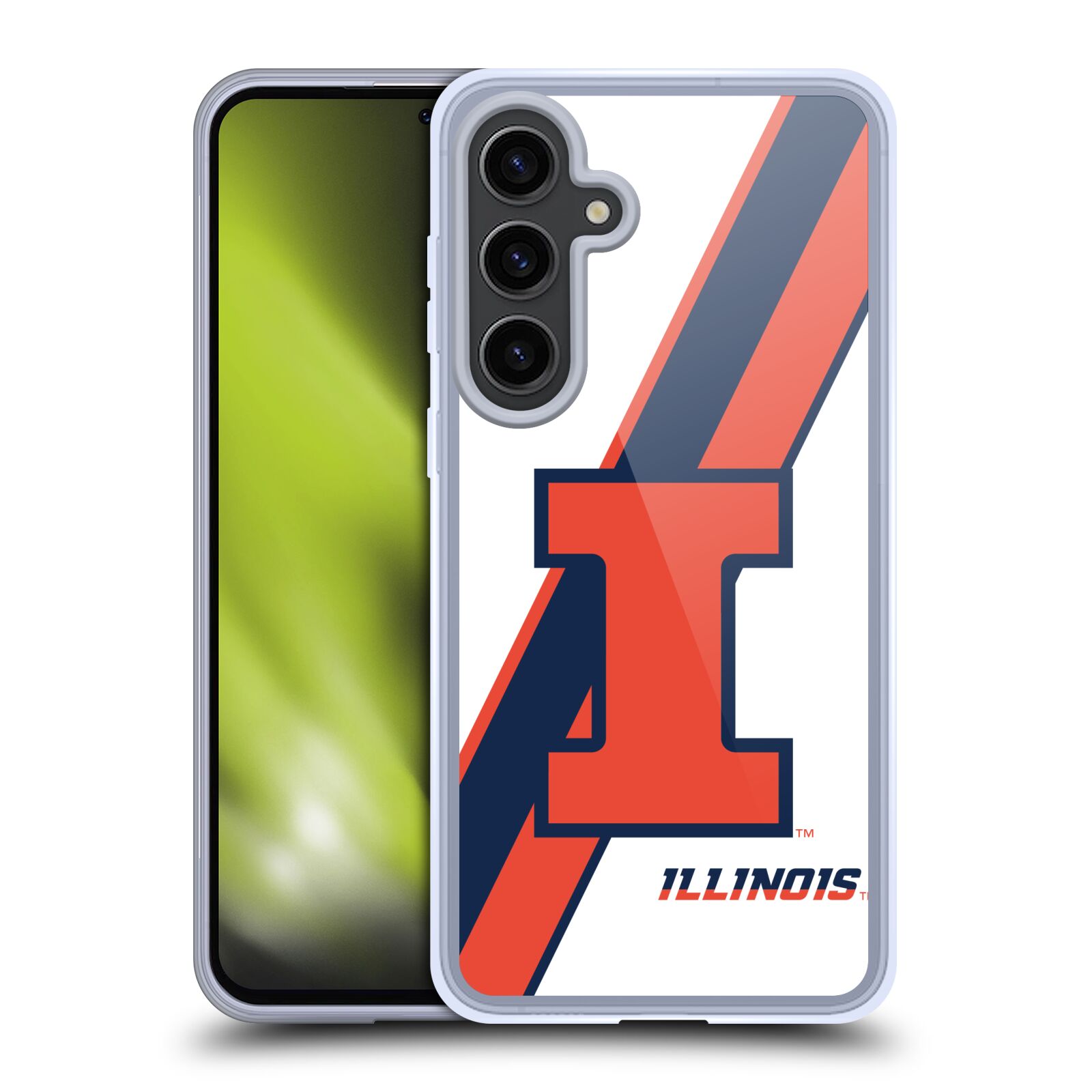 UNIVERSITY OF ILLINOIS U OF I GEL CASE COMPATIBLE WITH SAMSUNG PHONES & MAGSAFE