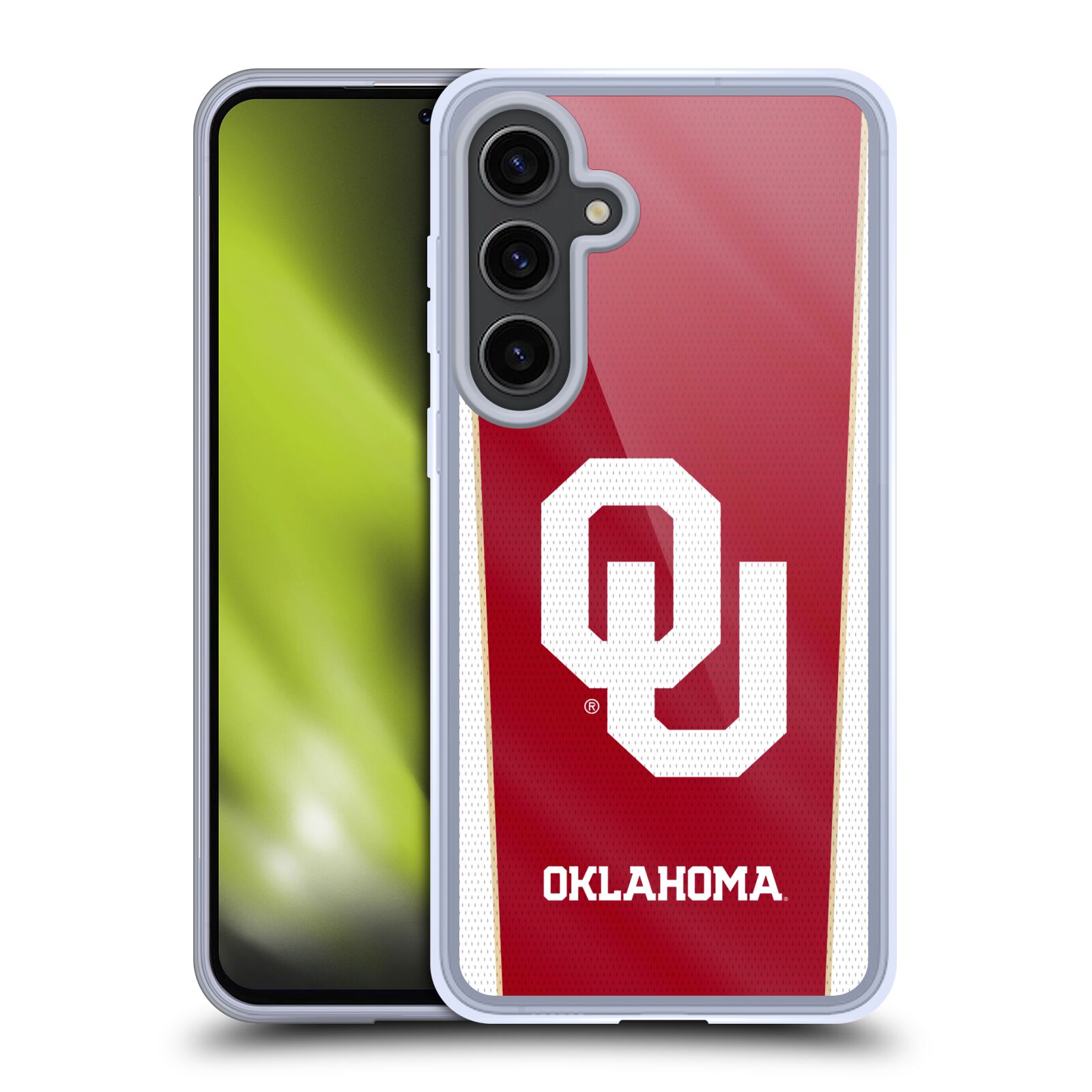 OFFICIAL UNIVERSITY OF OKLAHOMA OU GEL CASE COMPATIBLE W/ SAMSUNG PHONES/MAGSAFE