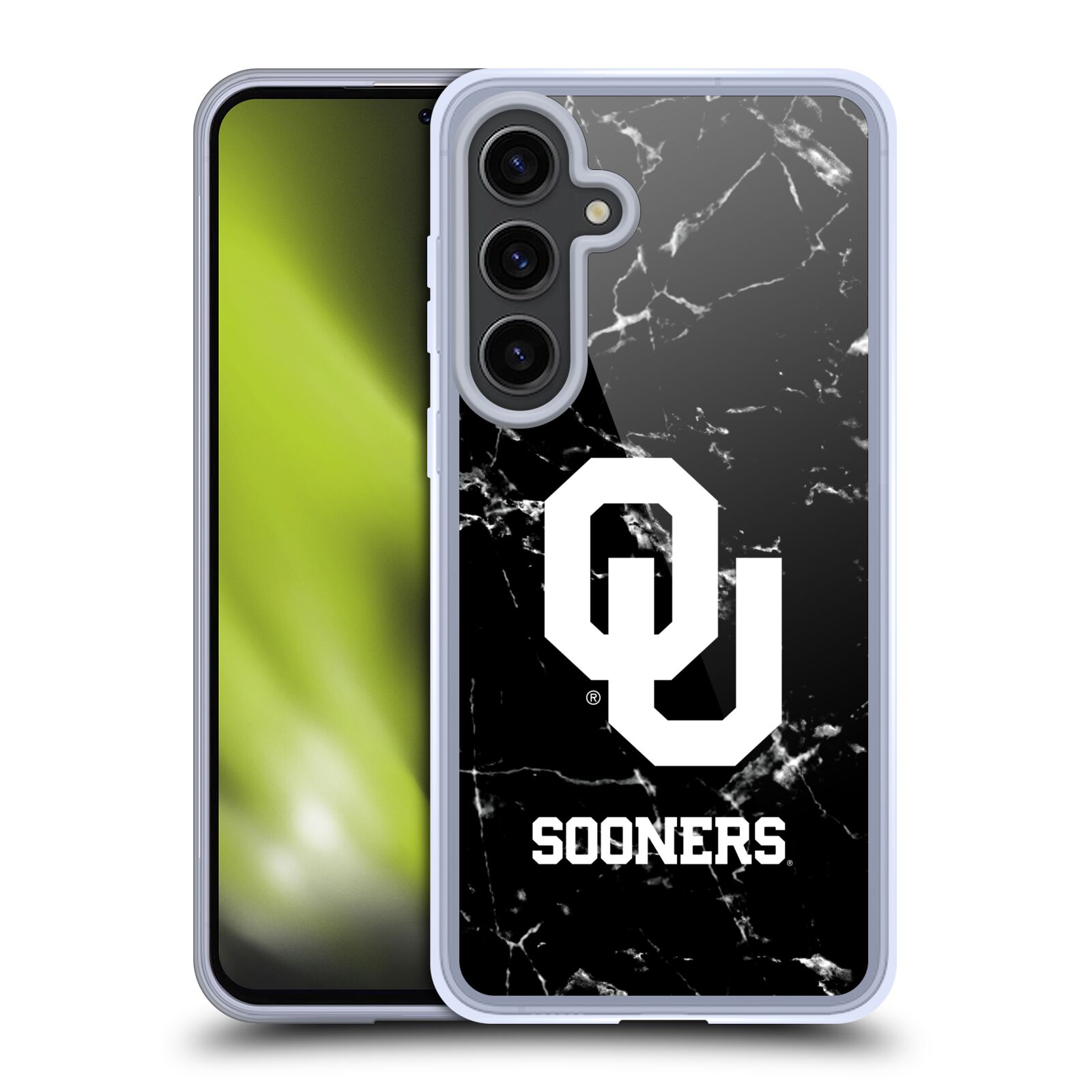 OFFICIAL UNIVERSITY OF OKLAHOMA OU GEL CASE COMPATIBLE W/ SAMSUNG PHONES/MAGSAFE