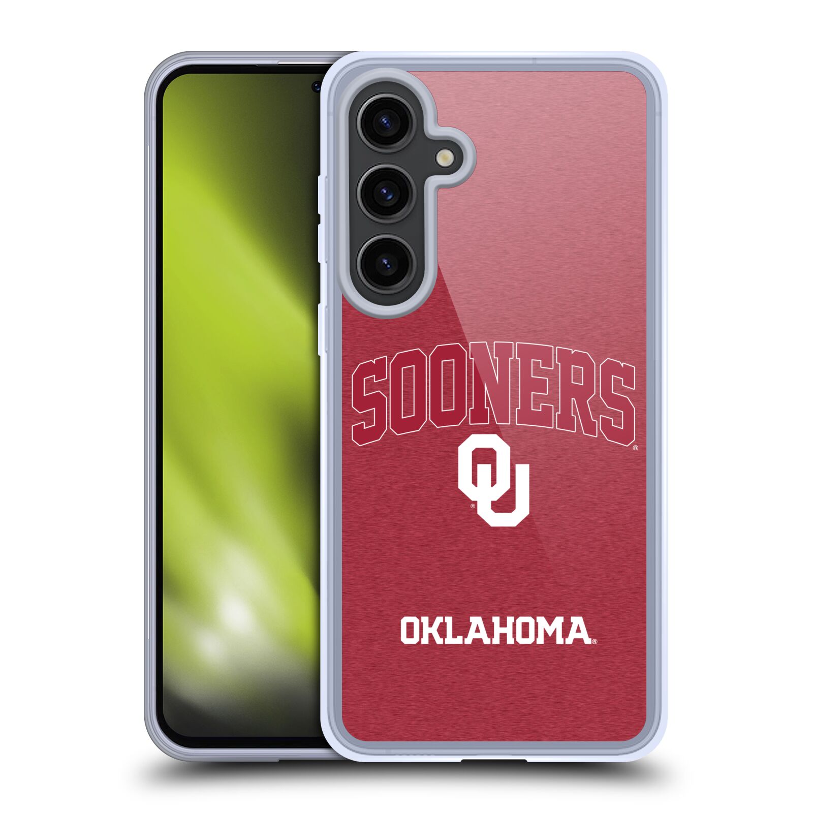 OFFICIAL UNIVERSITY OF OKLAHOMA OU GEL CASE COMPATIBLE W/ SAMSUNG PHONES/MAGSAFE