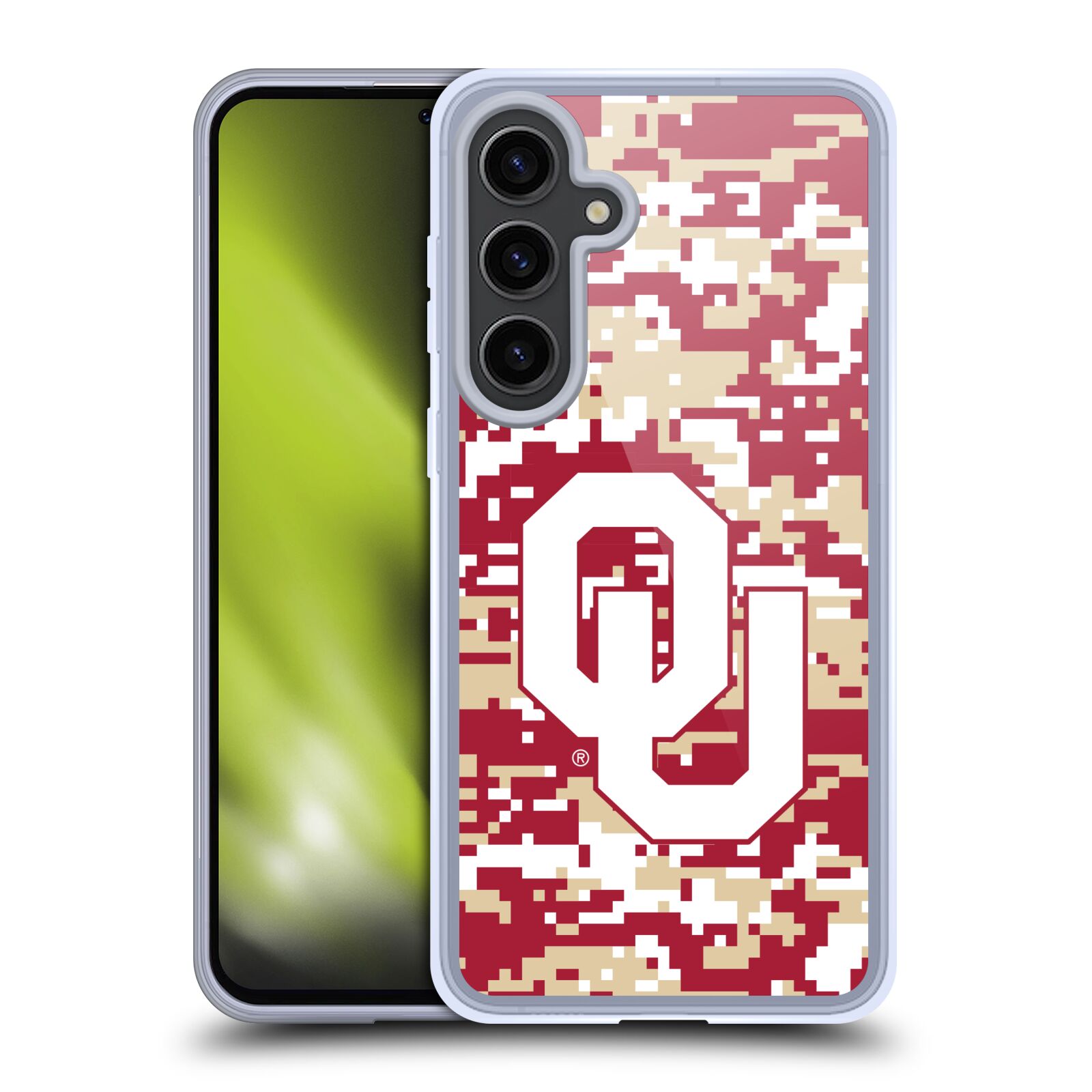 OFFICIAL UNIVERSITY OF OKLAHOMA OU GEL CASE COMPATIBLE W/ SAMSUNG PHONES/MAGSAFE