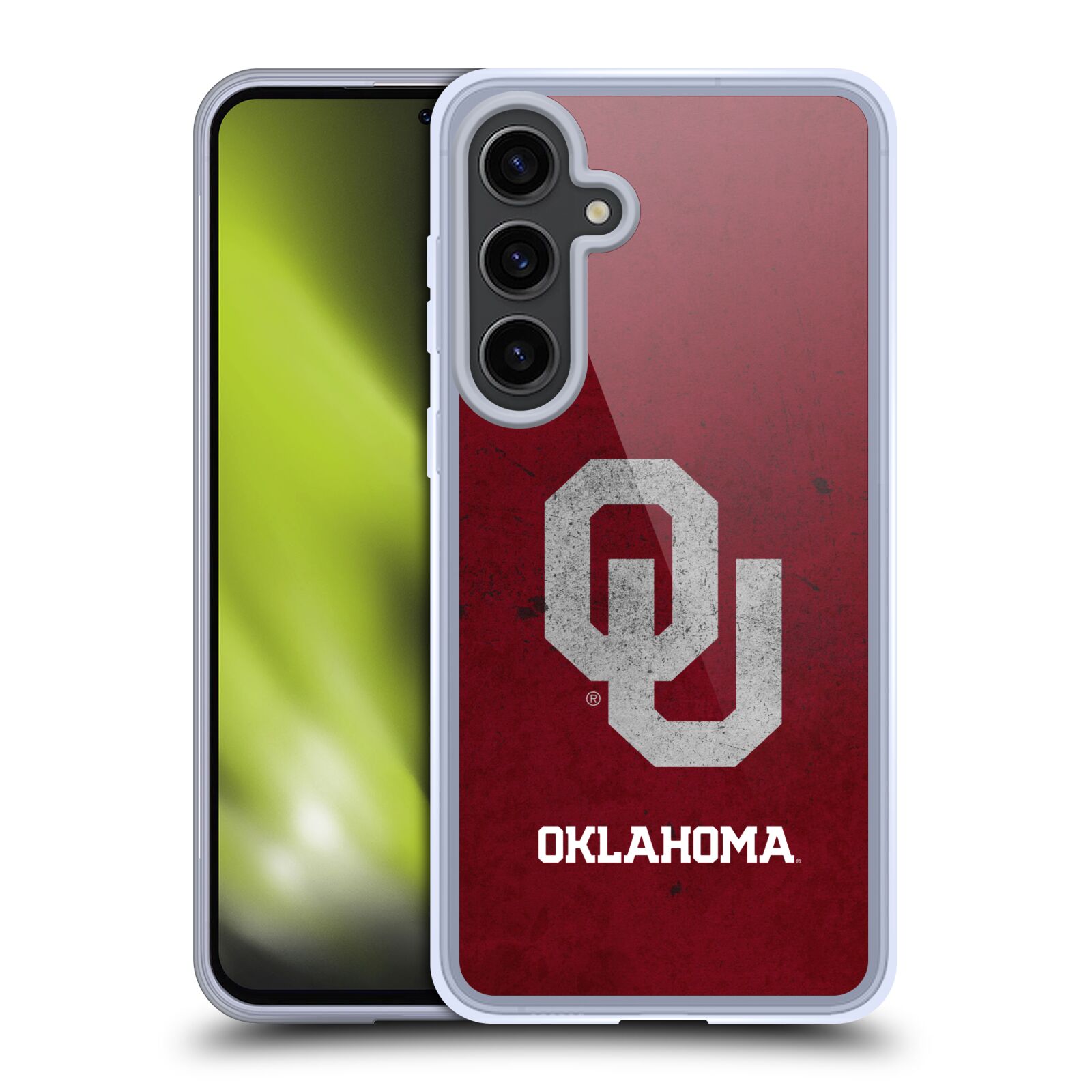 OFFICIAL UNIVERSITY OF OKLAHOMA OU GEL CASE COMPATIBLE W/ SAMSUNG PHONES/MAGSAFE