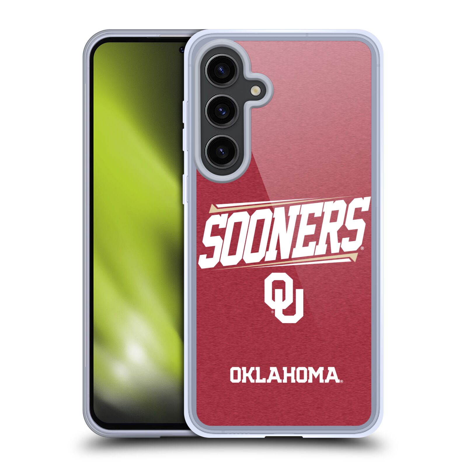 OFFICIAL UNIVERSITY OF OKLAHOMA OU GEL CASE COMPATIBLE W/ SAMSUNG PHONES/MAGSAFE