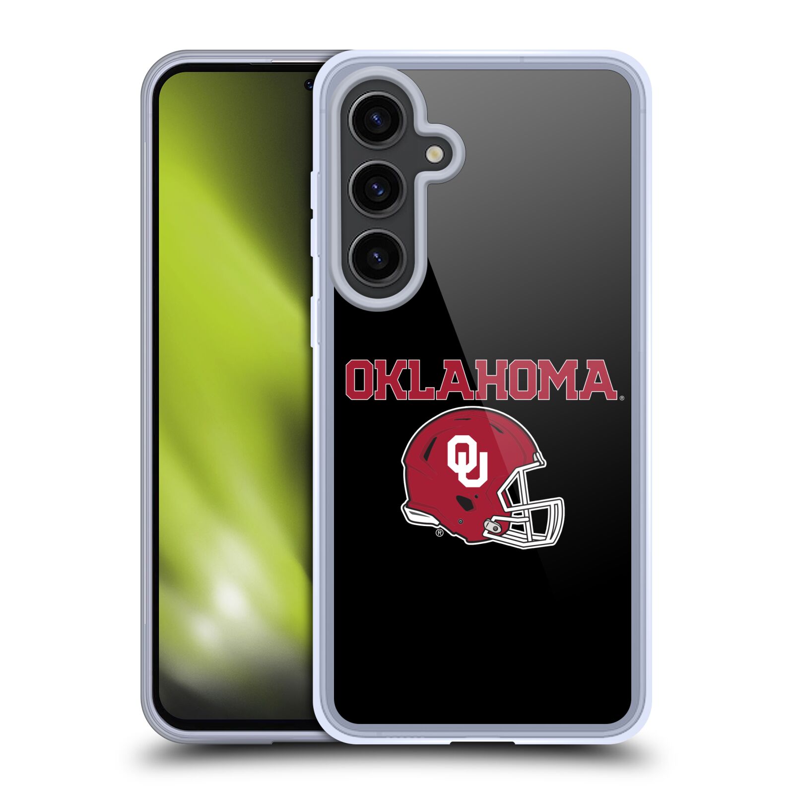 OFFICIAL UNIVERSITY OF OKLAHOMA OU GEL CASE COMPATIBLE W/ SAMSUNG PHONES/MAGSAFE