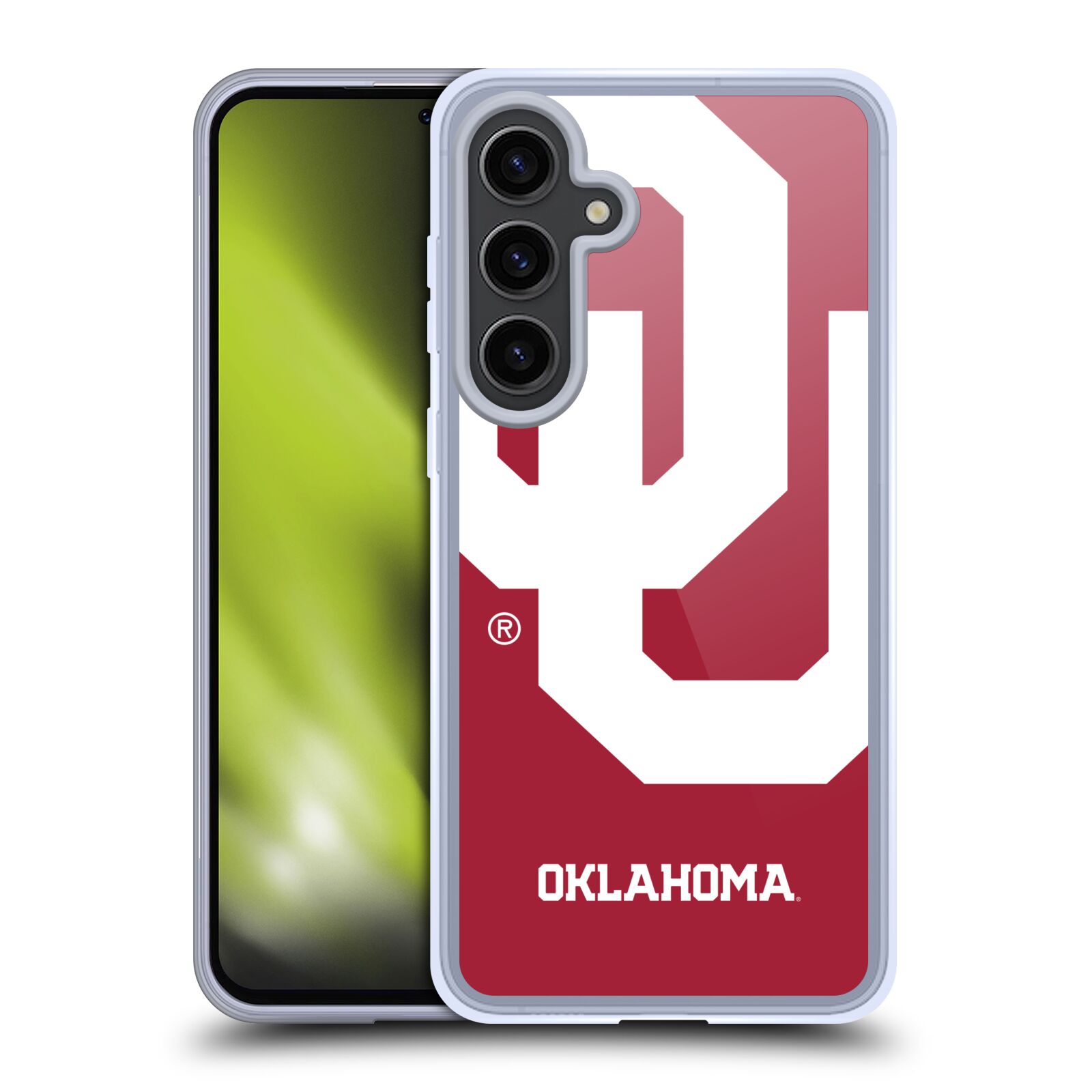 OFFICIAL UNIVERSITY OF OKLAHOMA OU GEL CASE COMPATIBLE W/ SAMSUNG PHONES/MAGSAFE